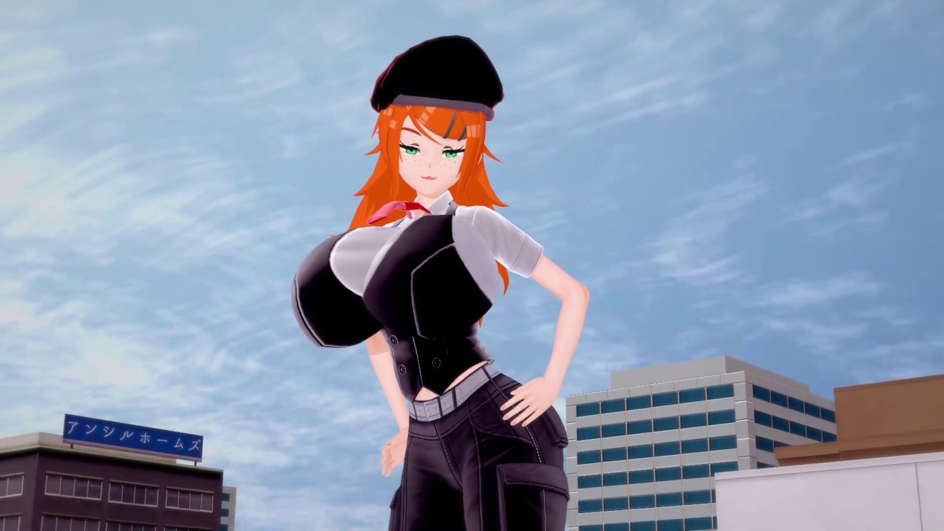 Sam Orange: The growing and expanding Police Officer - By @red851 on Itaku