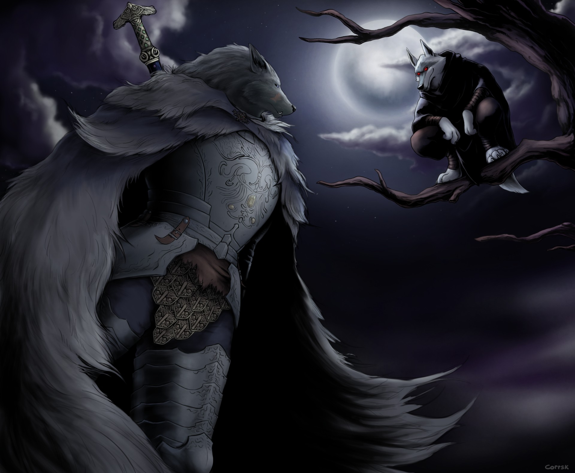 Shadow of Death - By @corrsk on Itaku