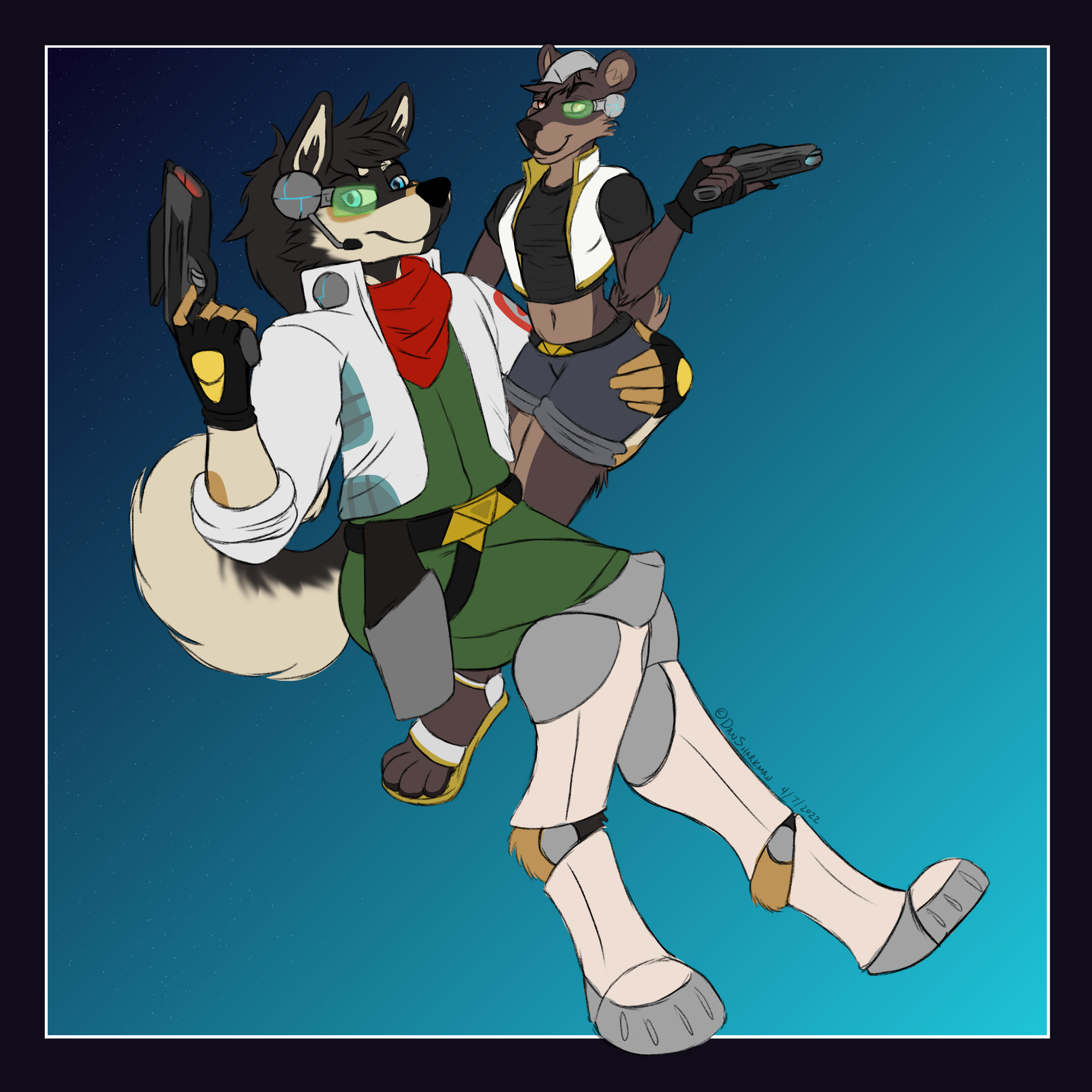 Sheeb McBytes - B-Day Gift Art - By @dansharkman on Itaku