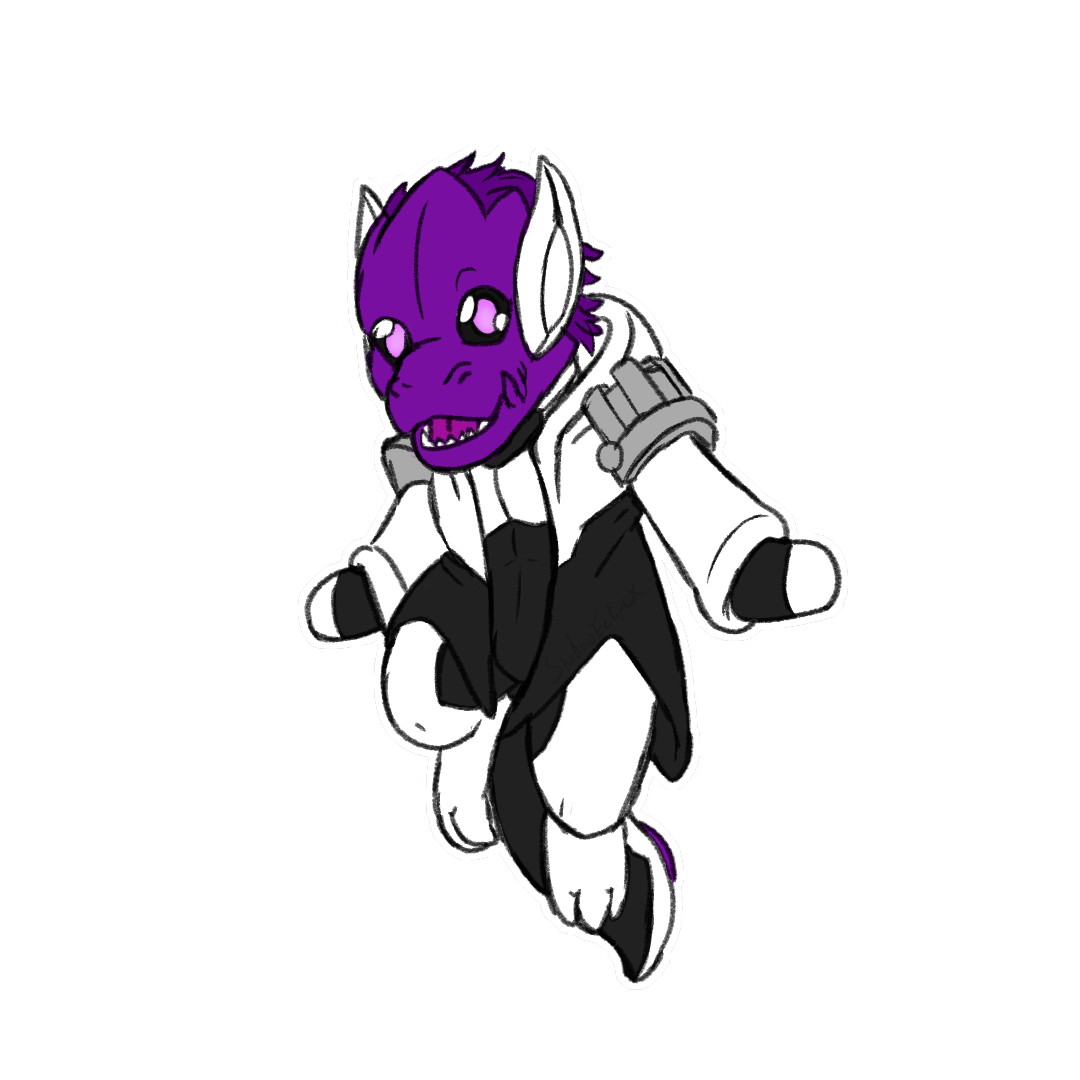 Sketchy Chibi 017 Eclipex Q - By @shadoweclipex on Itaku