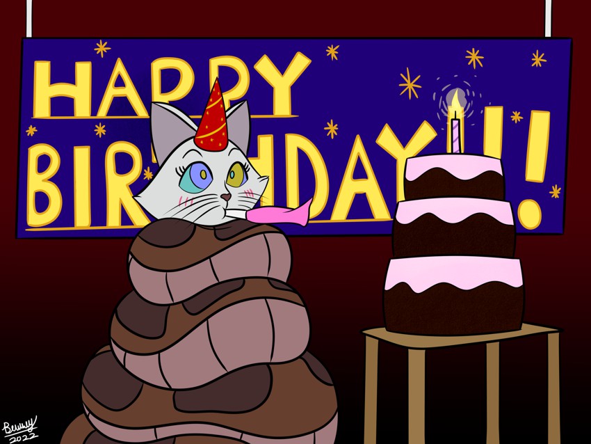 [GIFT] Birthday Gift for Snakeythings! - By @bewwy-loves-coils on Itaku