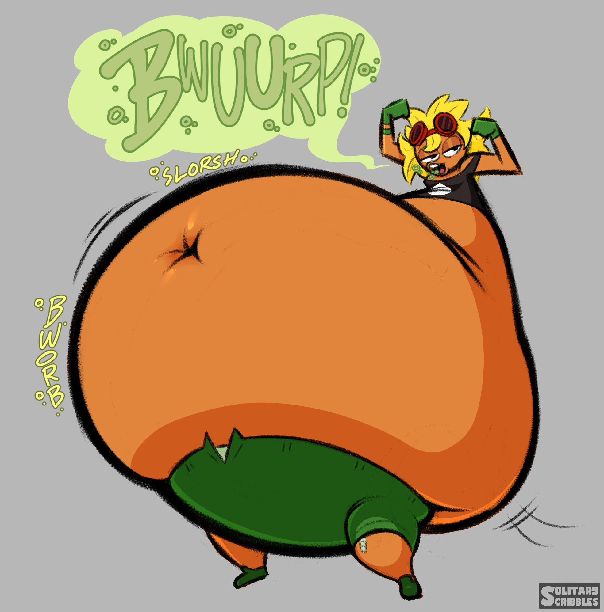 Solar Flare (SCL-10-25-22) - By @solitaryscribbles on Itaku