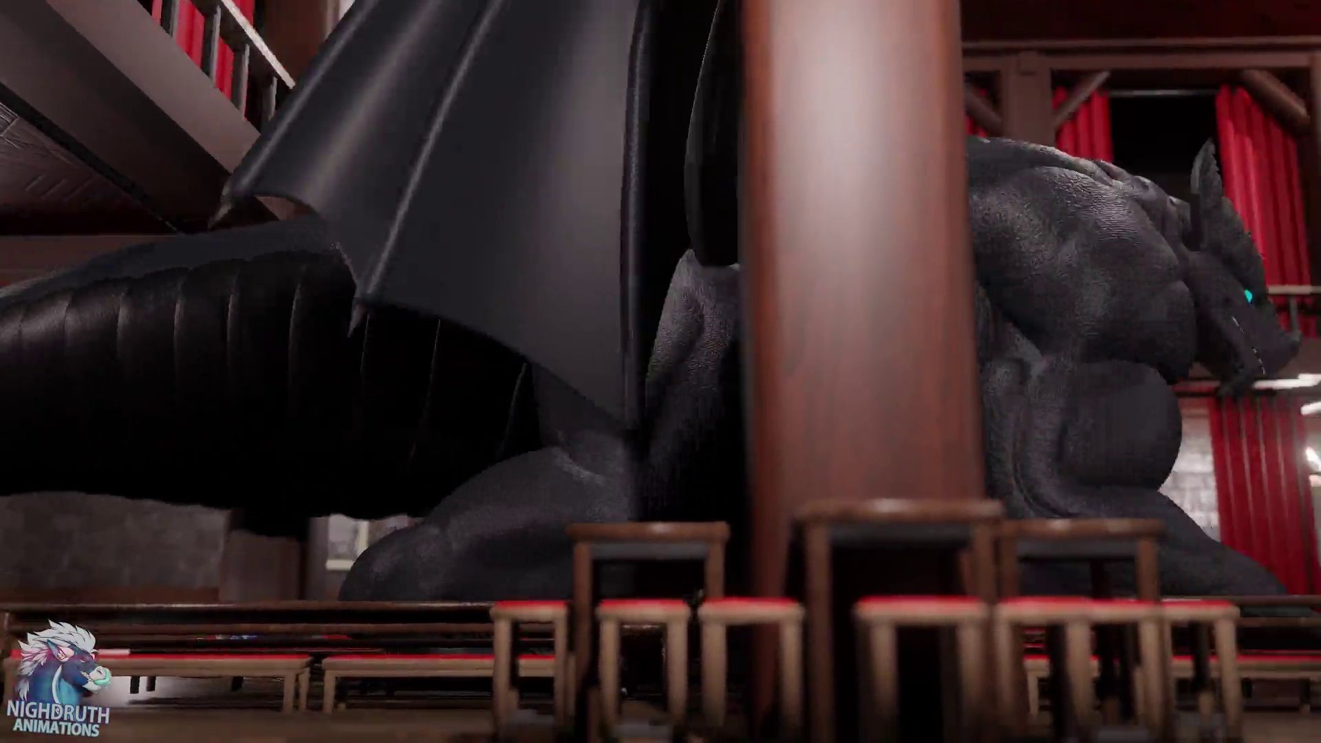 Spiked drink - Artherion hyper feral dragon growth animation - By @nighdrut...