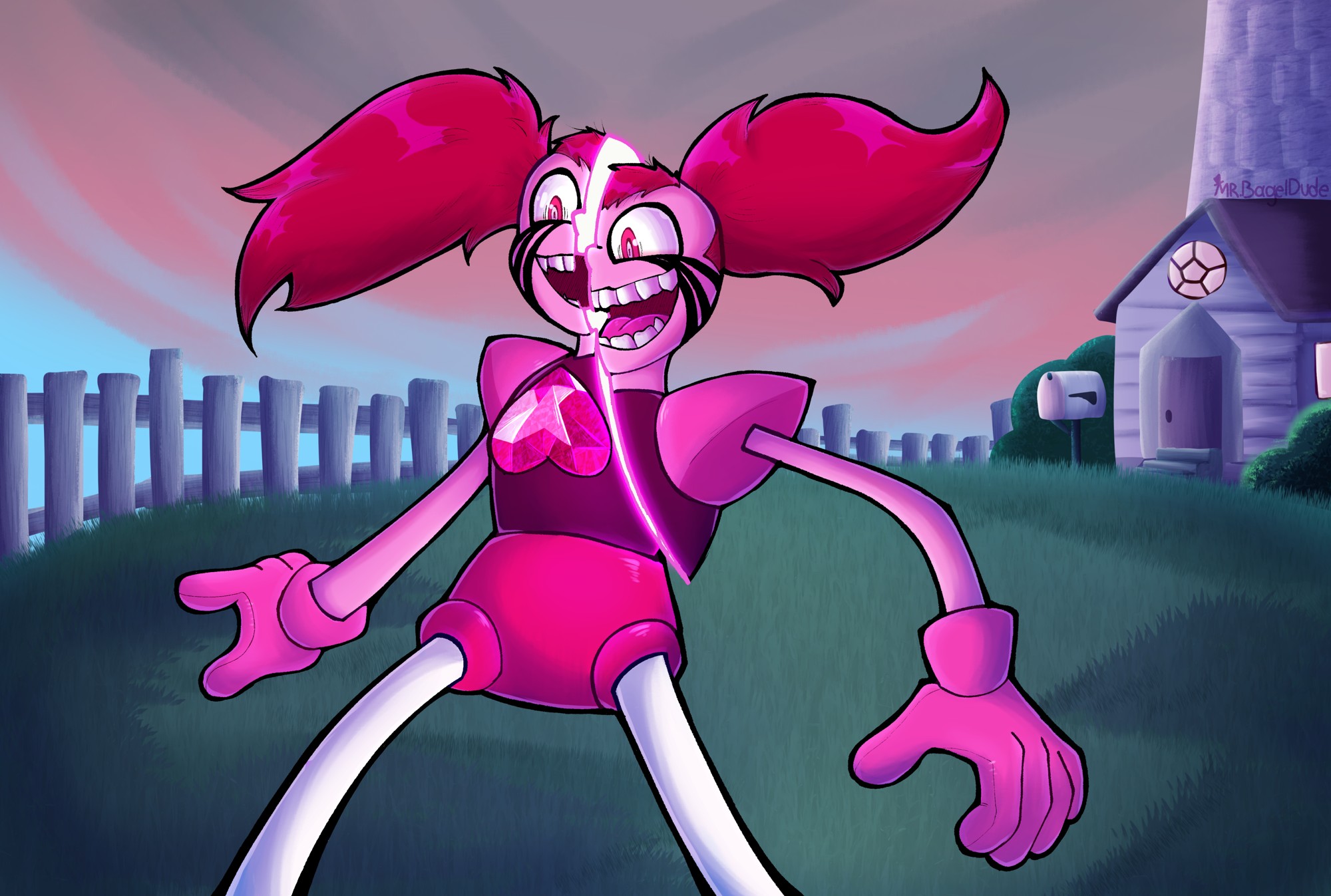 Spinel Puppet Spinel Screenshot Redraw - By @mr-bagel-dude on Itaku