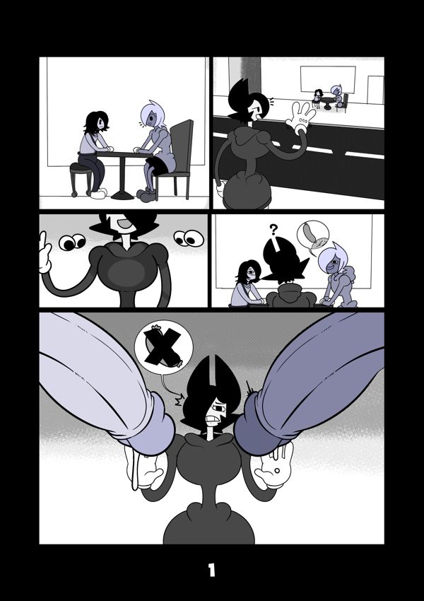 Toon Short comic part 1 - By @dumplis on Itaku