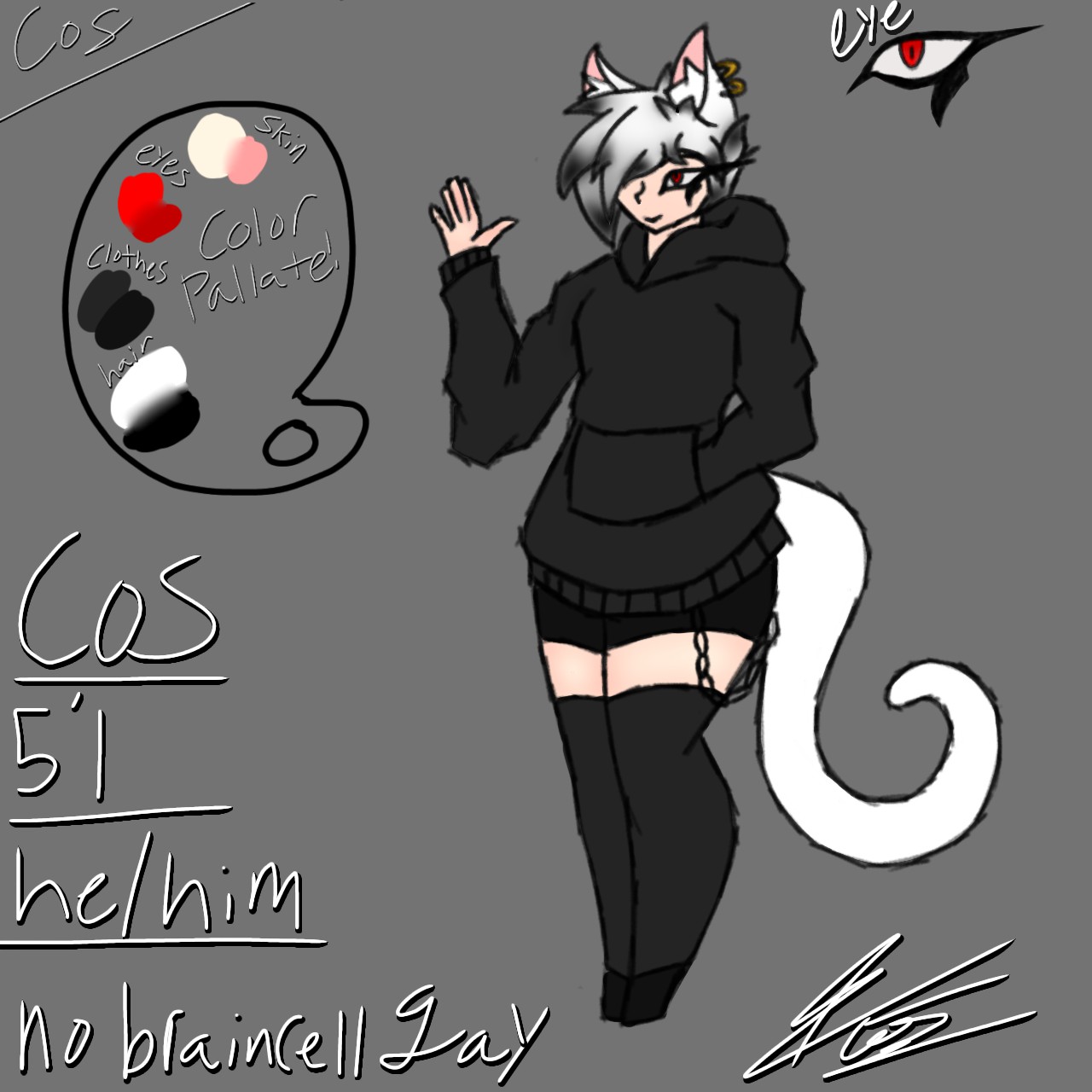Cos Reference Sheet 1 - By @cos on Itaku