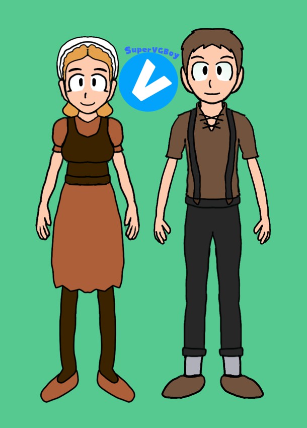 Valiant Villagers (NPC/BG Character Design) By supervgboy63 on Itaku