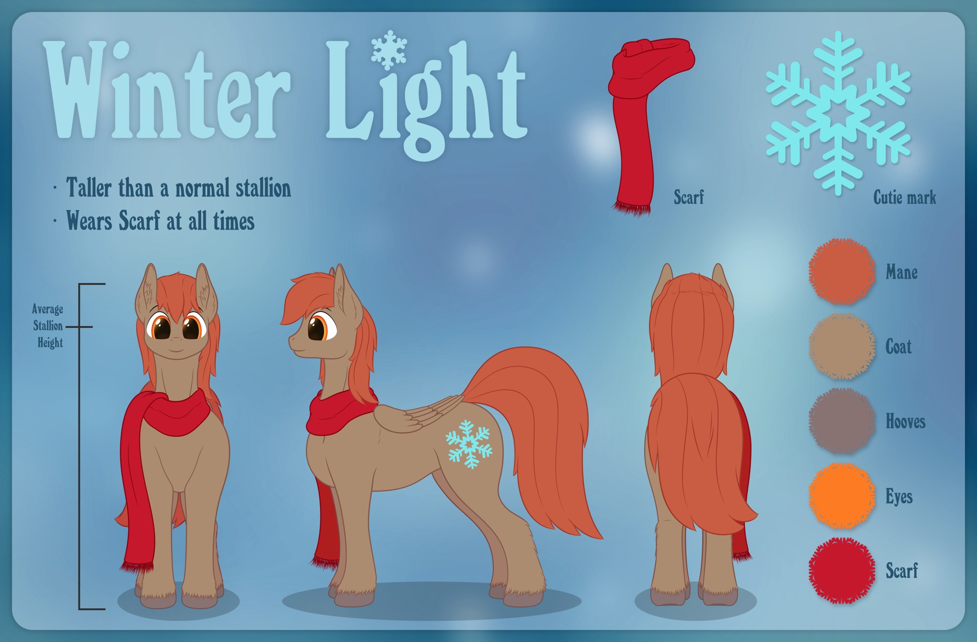 Winter Light Official Reference Sheet - By @winter-light on Itaku
