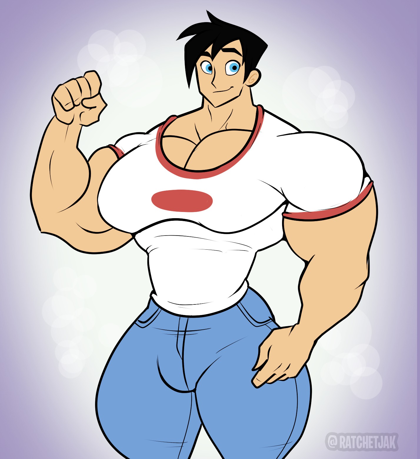 [YCH] Danny Fentron for Darkluster4 - By @ratchetjak on Itaku