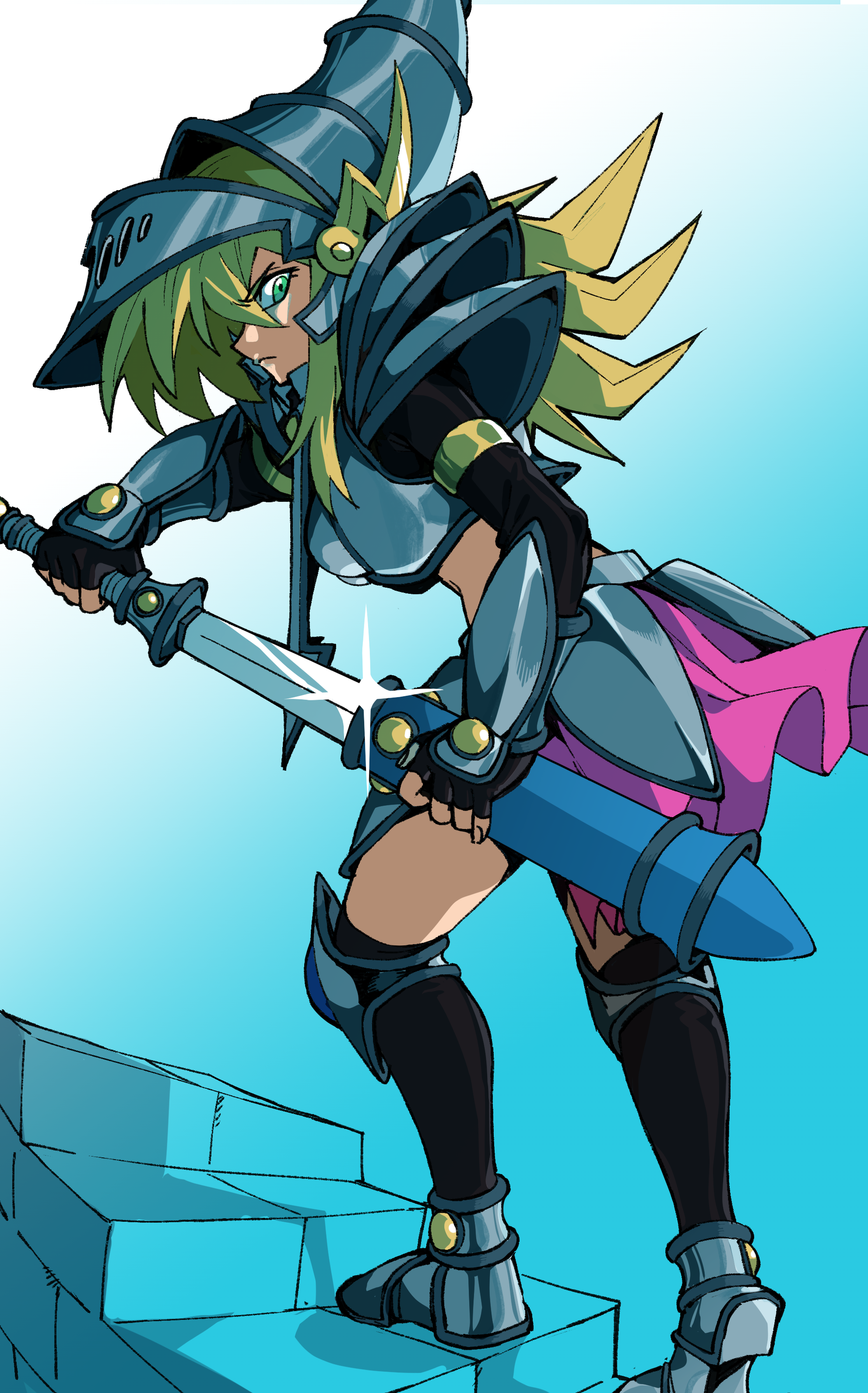 Dark Magician Girl the Dragon Knight 2 - By @woogleboy on Itaku