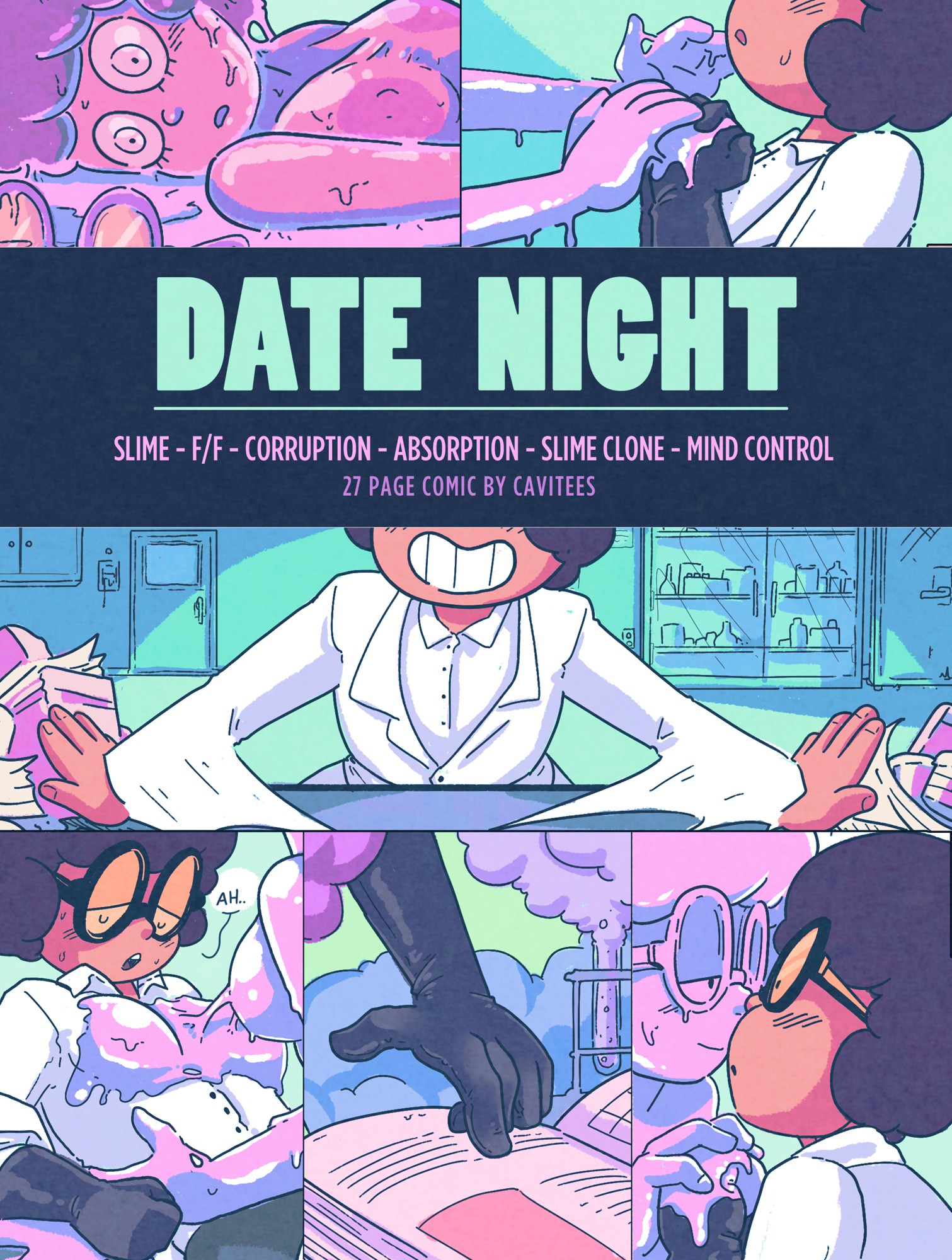 [ 2017 ] DATE NIGHT - comic promo - By @cavitees on Itaku