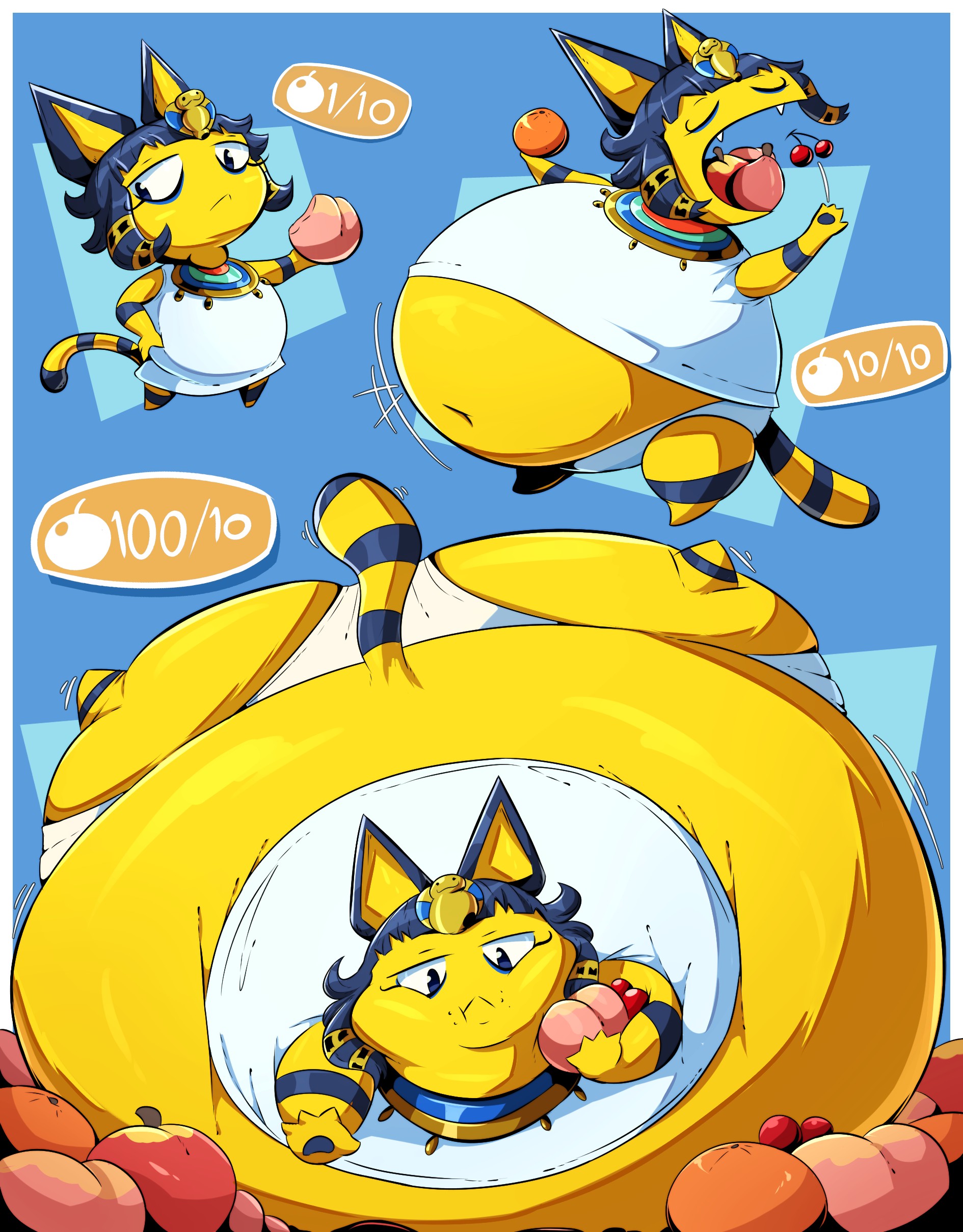 Exquisite Ankha (12) - By @veryfilthything on Itaku.