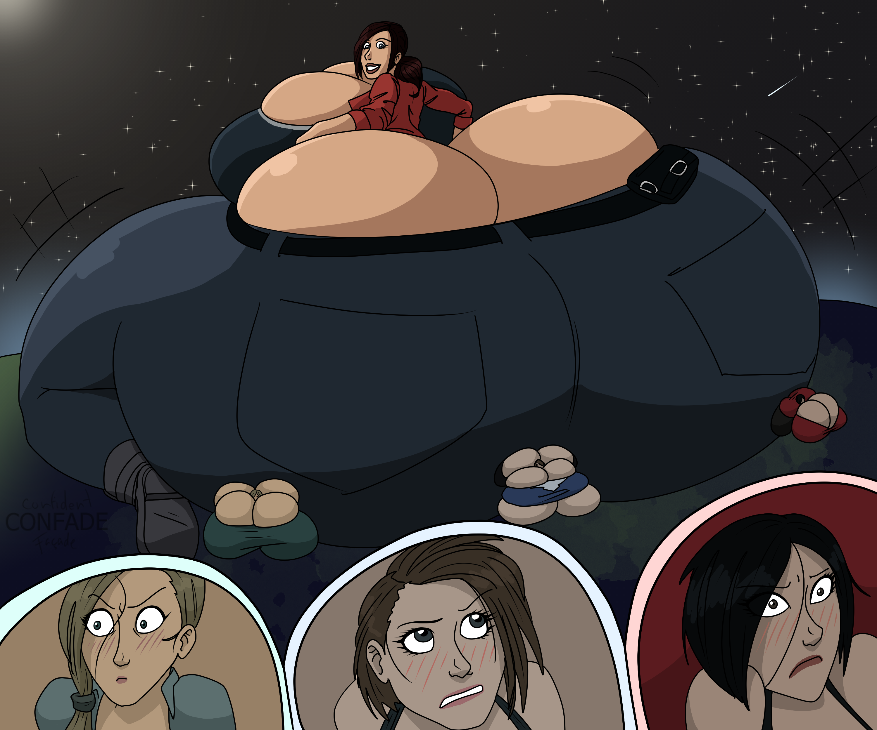 big Claire [commission] - By @confade on Itaku