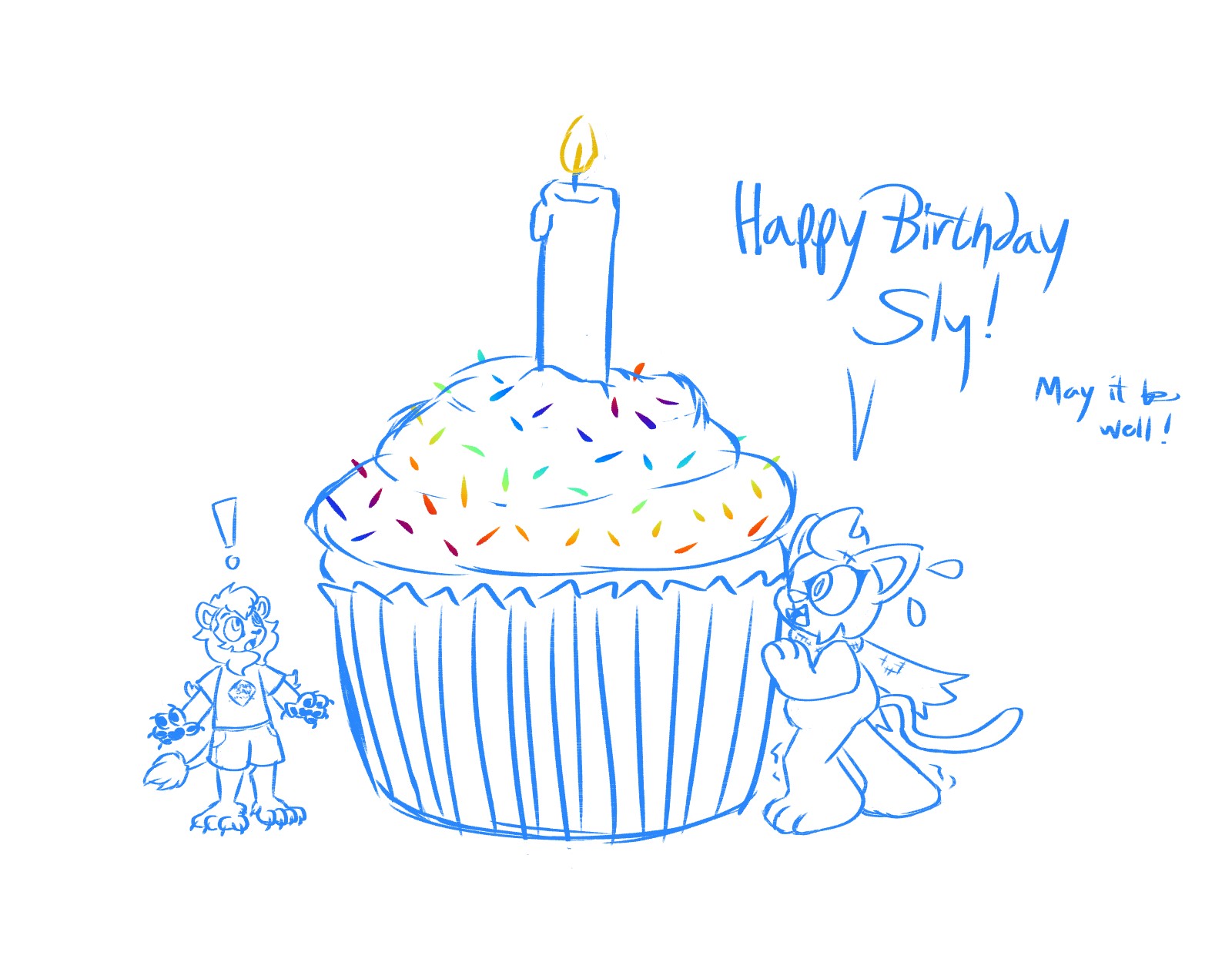 [2022] Birthday Gift for Sly! - By @jun on Itaku