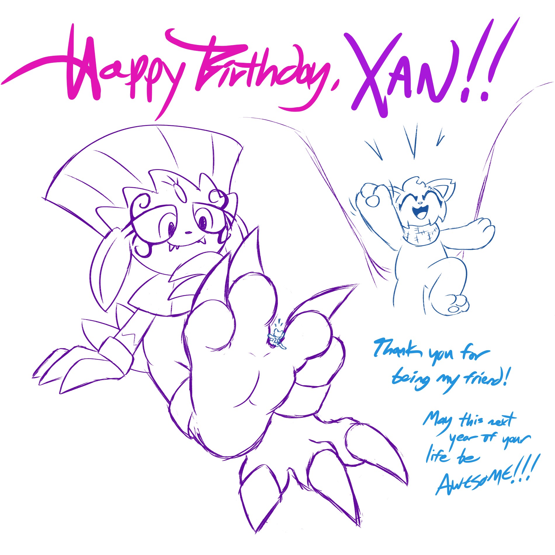 [2022] Birthday Gift for Xan! - By @jun on Itaku