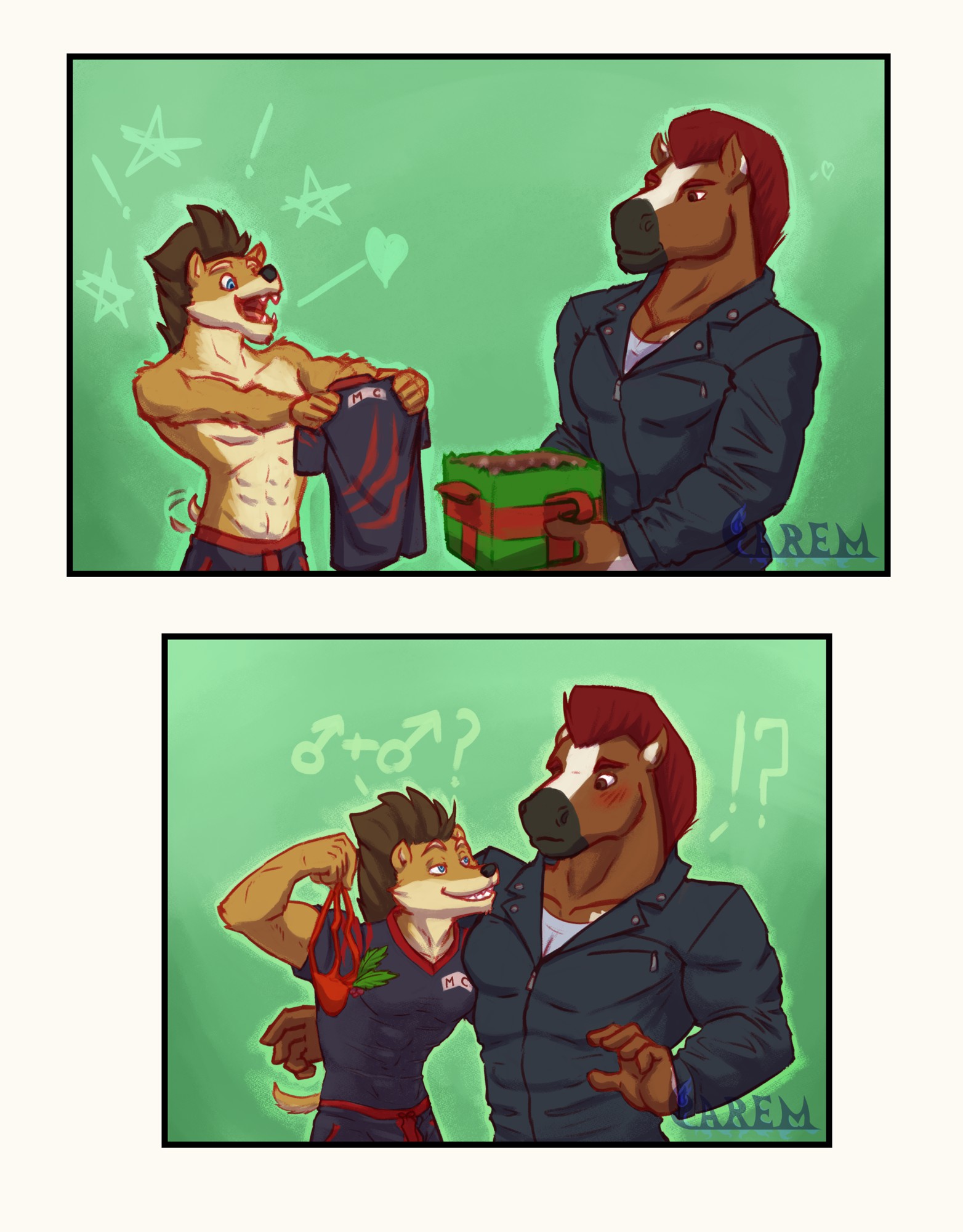 Gift Exchange - By @yarem4 on Itaku