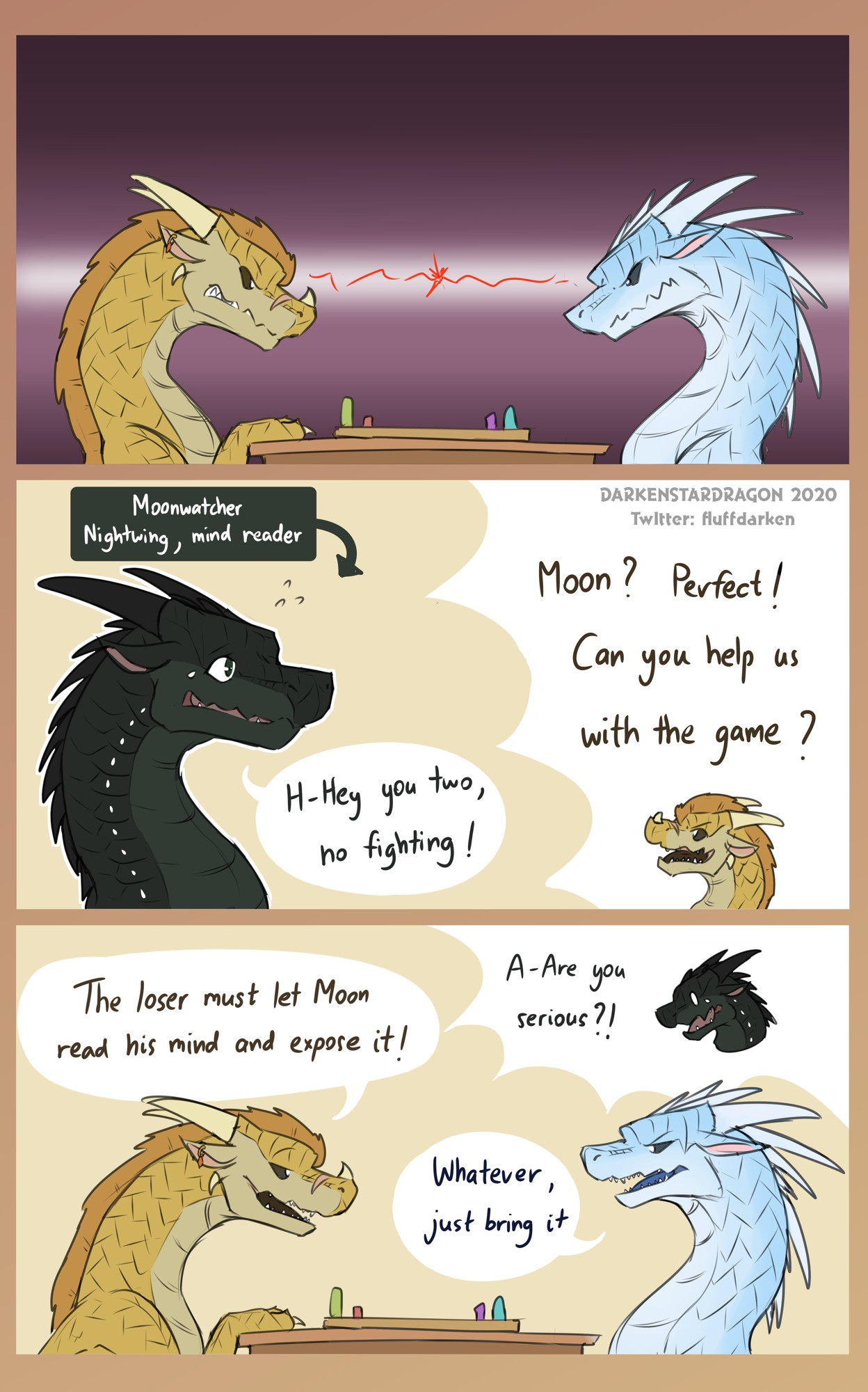 Qinter Comic 14 - By @fluffdarken on Itaku