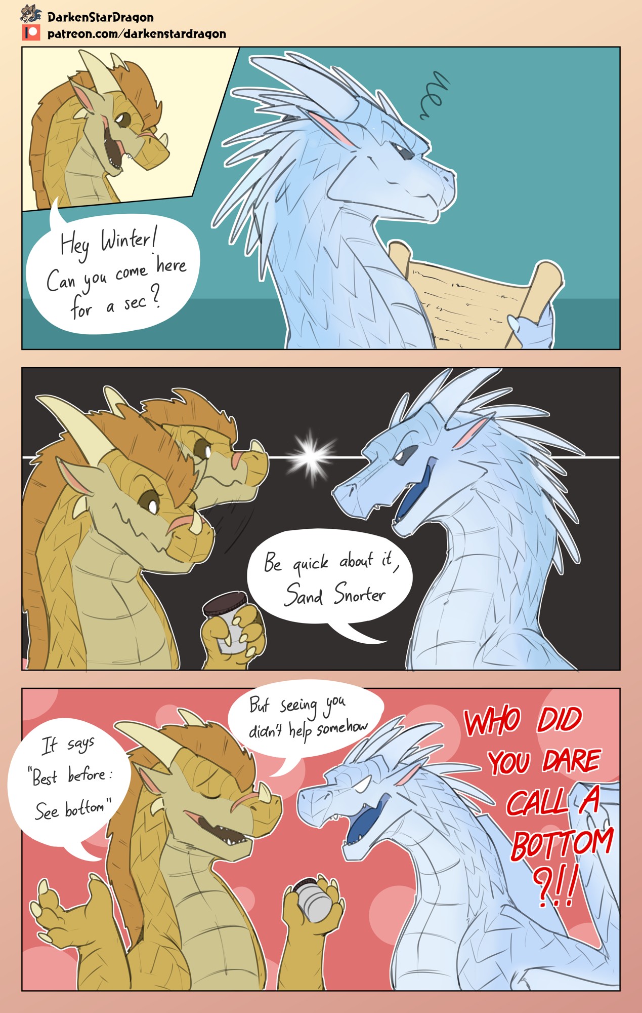 Qinter Comic 20 - By @fluffdarken on Itaku