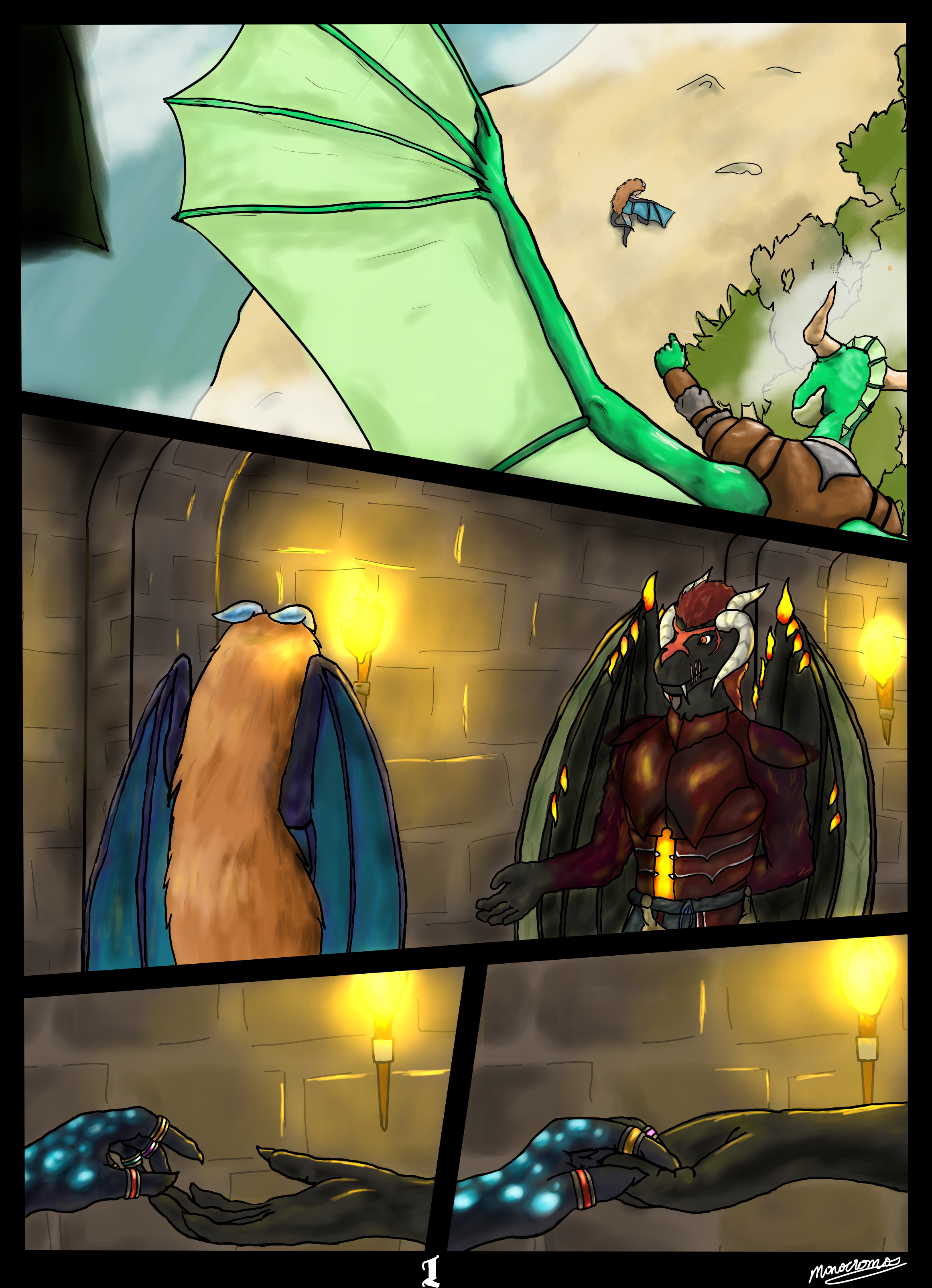 Raseri 01/? [ Comic] - By @monocromo on Itaku