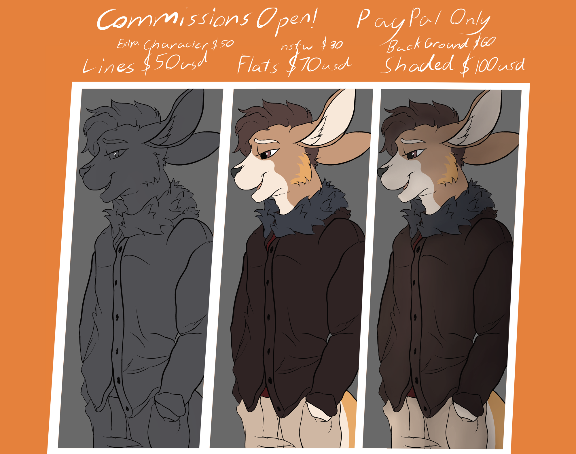 Price Sheet - By @rooycoopy on Itaku