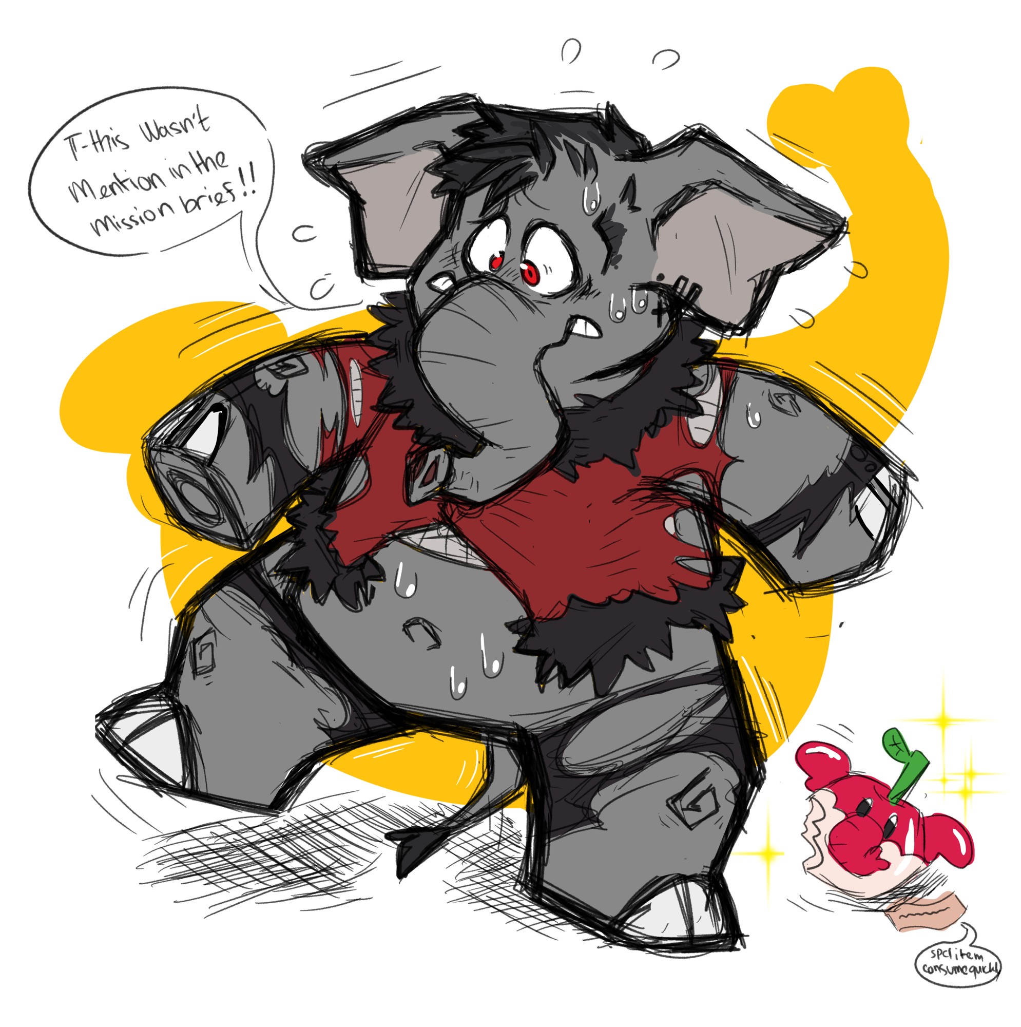 assassination mission ,Codename : Big Trunk (elephant tf) - By  @acepalmcivet on Itaku