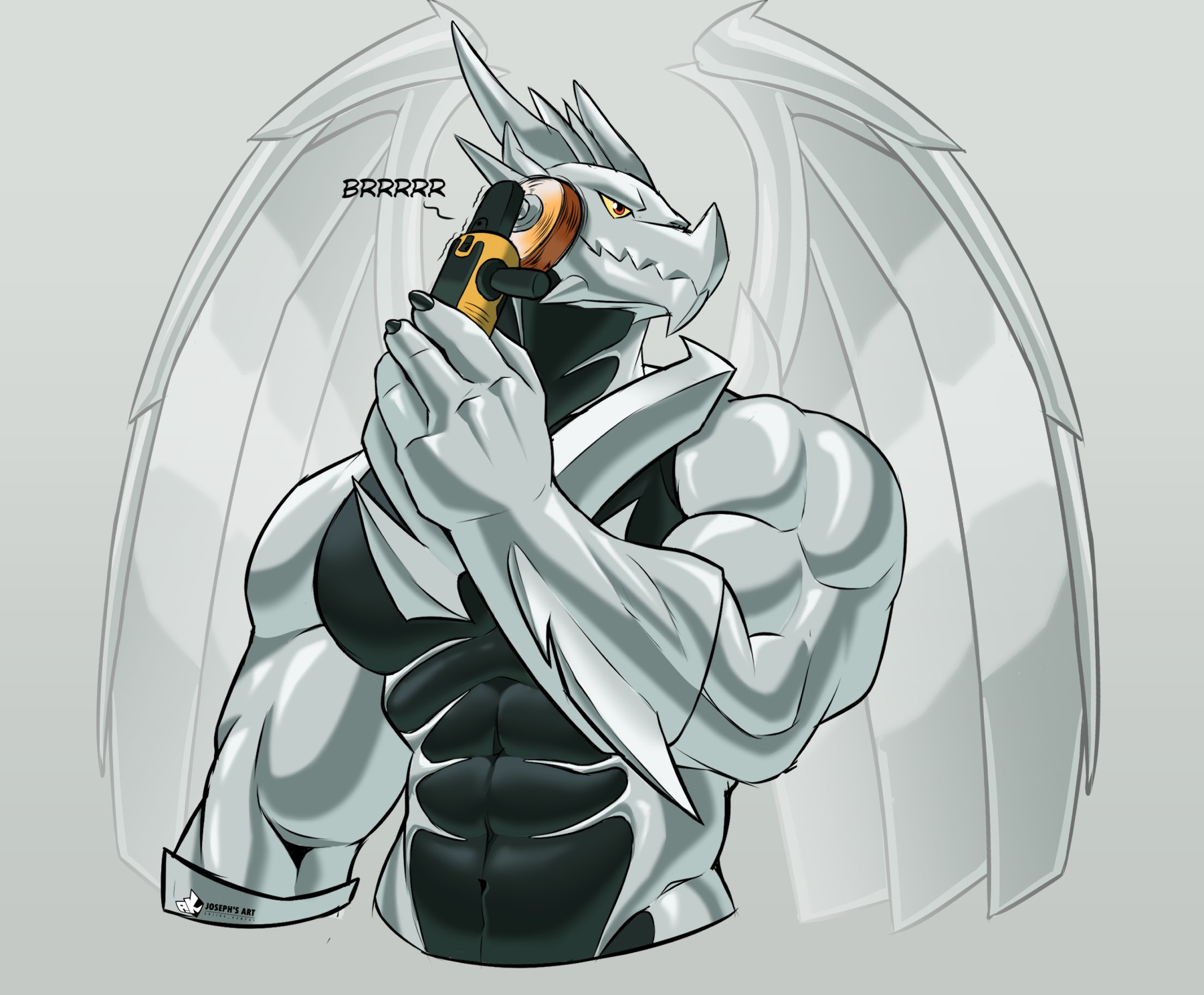 Metal dragon polishing routine 2 By asumono_krom on Itaku