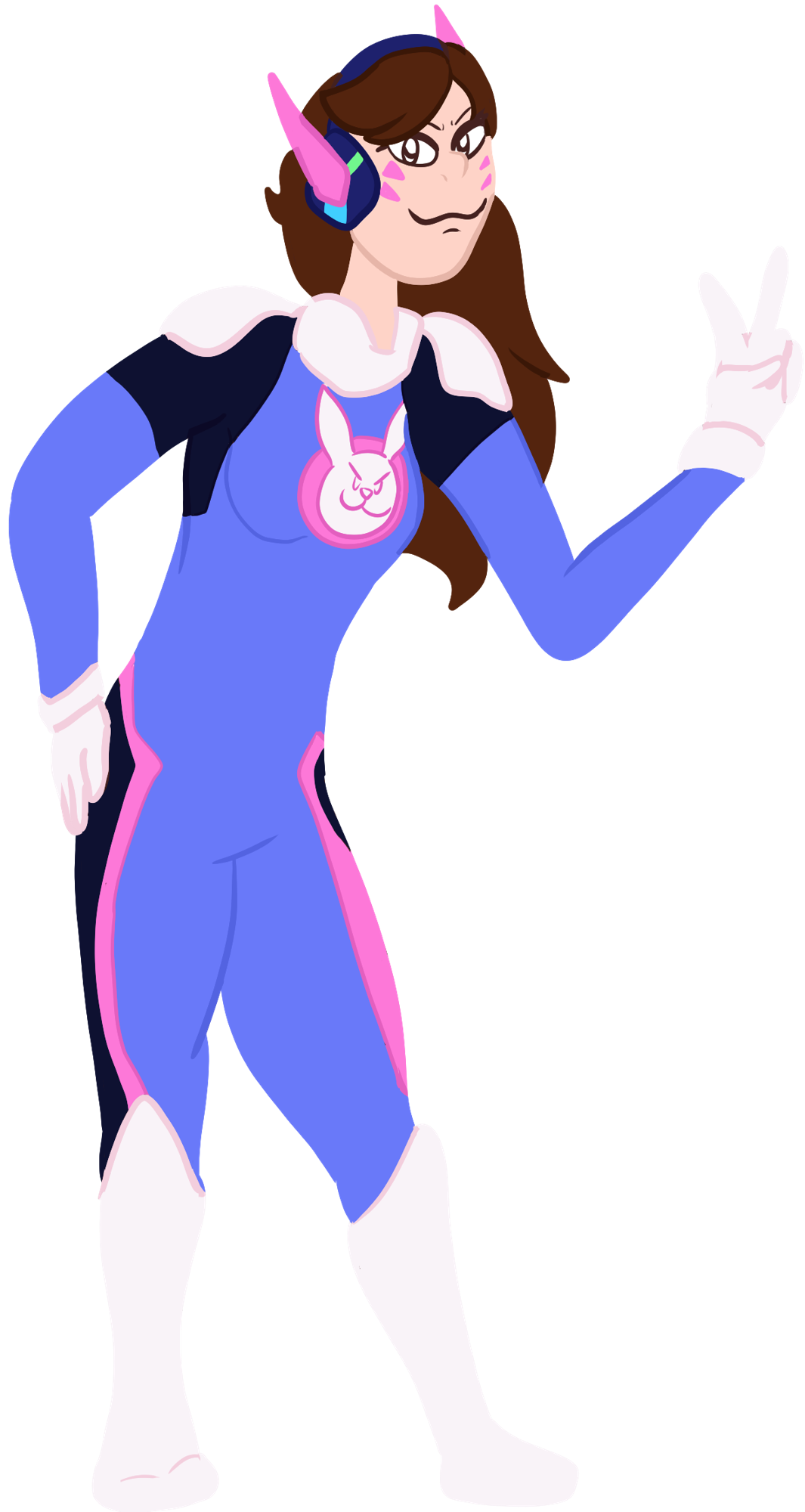 D.va Part 1 Clean - By @bluhmaster17 on Itaku