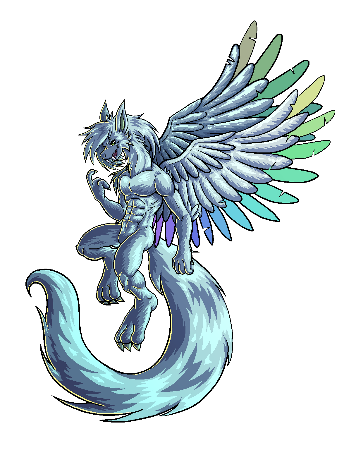Derg Design Flux Fluffy Derg 2023 Design Update - By @gaomon-sensei on Itaku