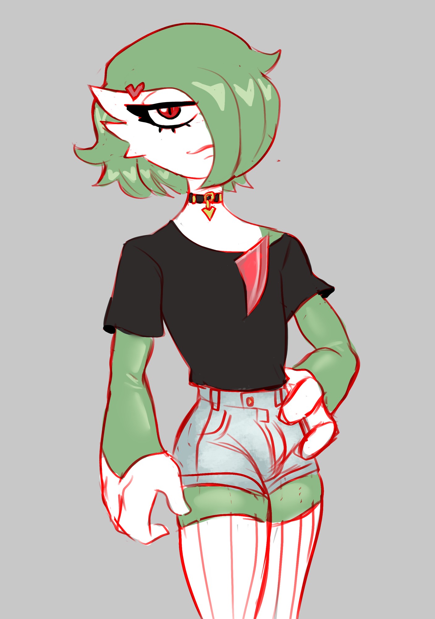 femboy oc gardevoir - By @redman101 on Itaku
