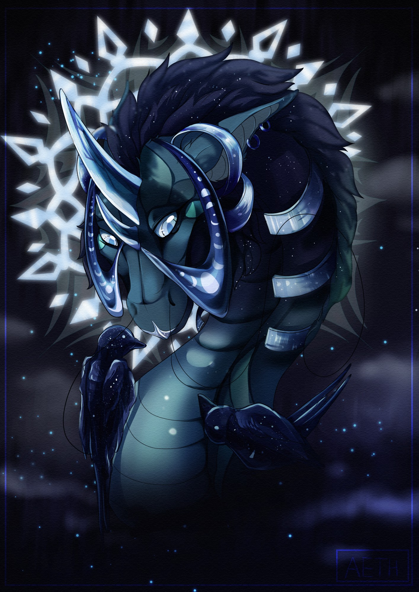 Old artwork from 2021 - By @itsaeth on Itaku