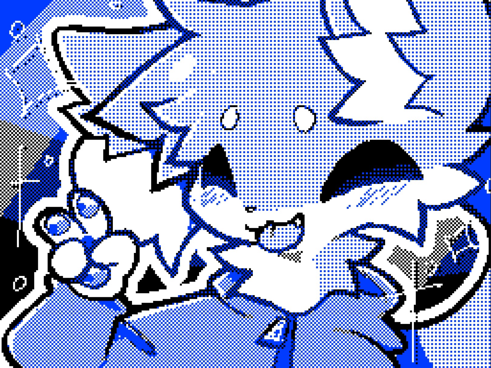 Henlo!! | Goobysart flipnote-style commission - By @fudgepop01 on Itaku