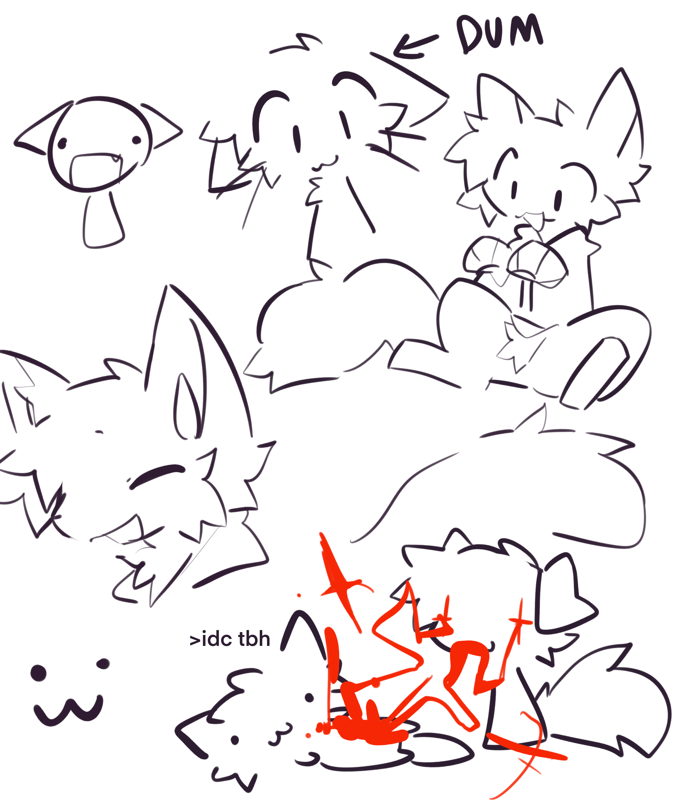 maccas sketch page | goobysart - By @fudgepop01 on Itaku