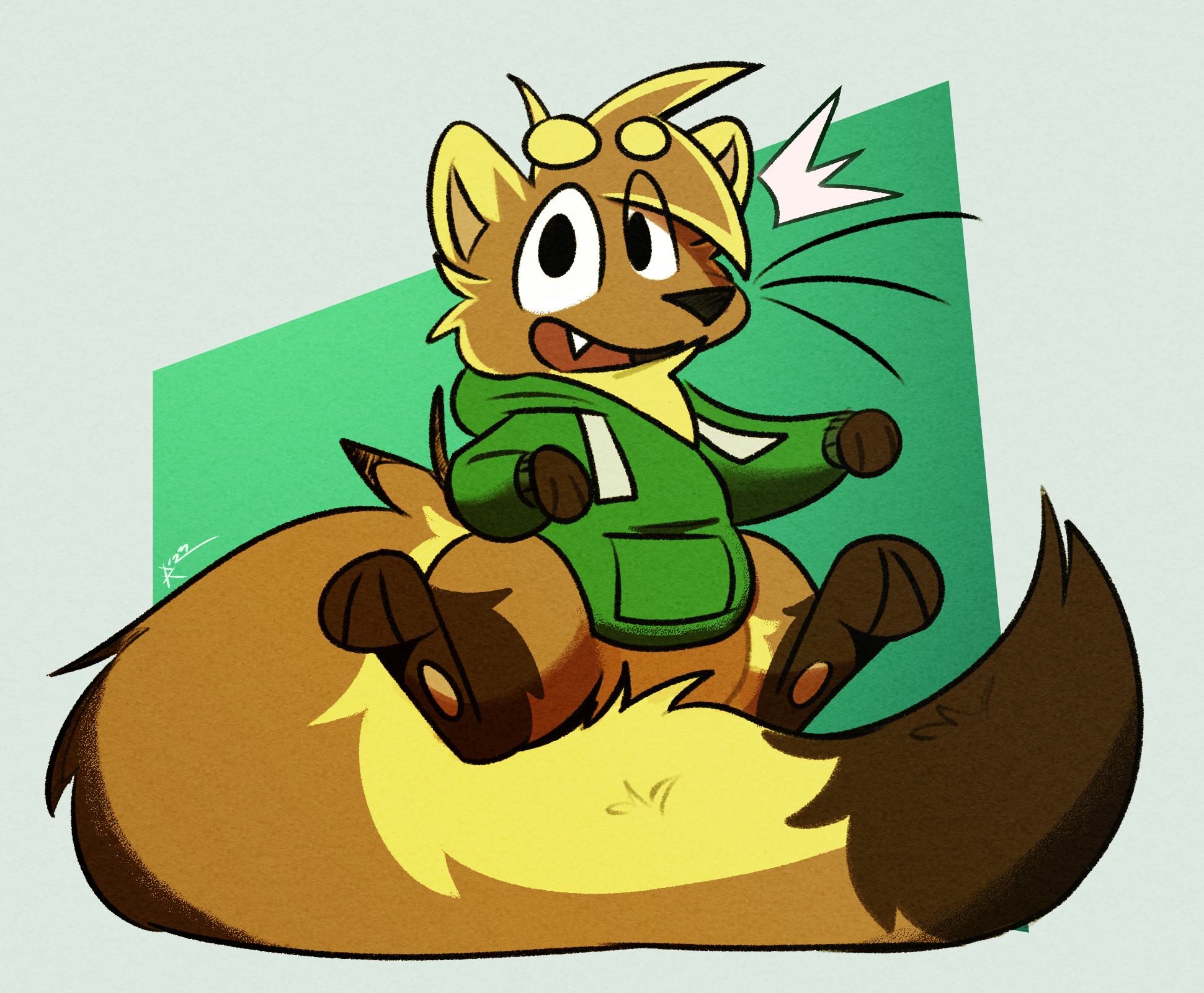 Tail Chair 🪑 - By @racolver on Itaku