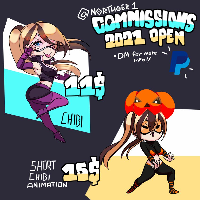 Comissions Open 2022 - By @southger on Itaku