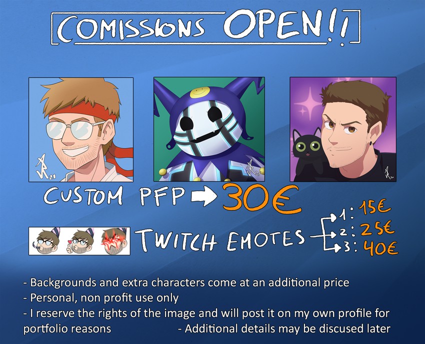 Commission sheet 2 - By @funkyadri on Itaku