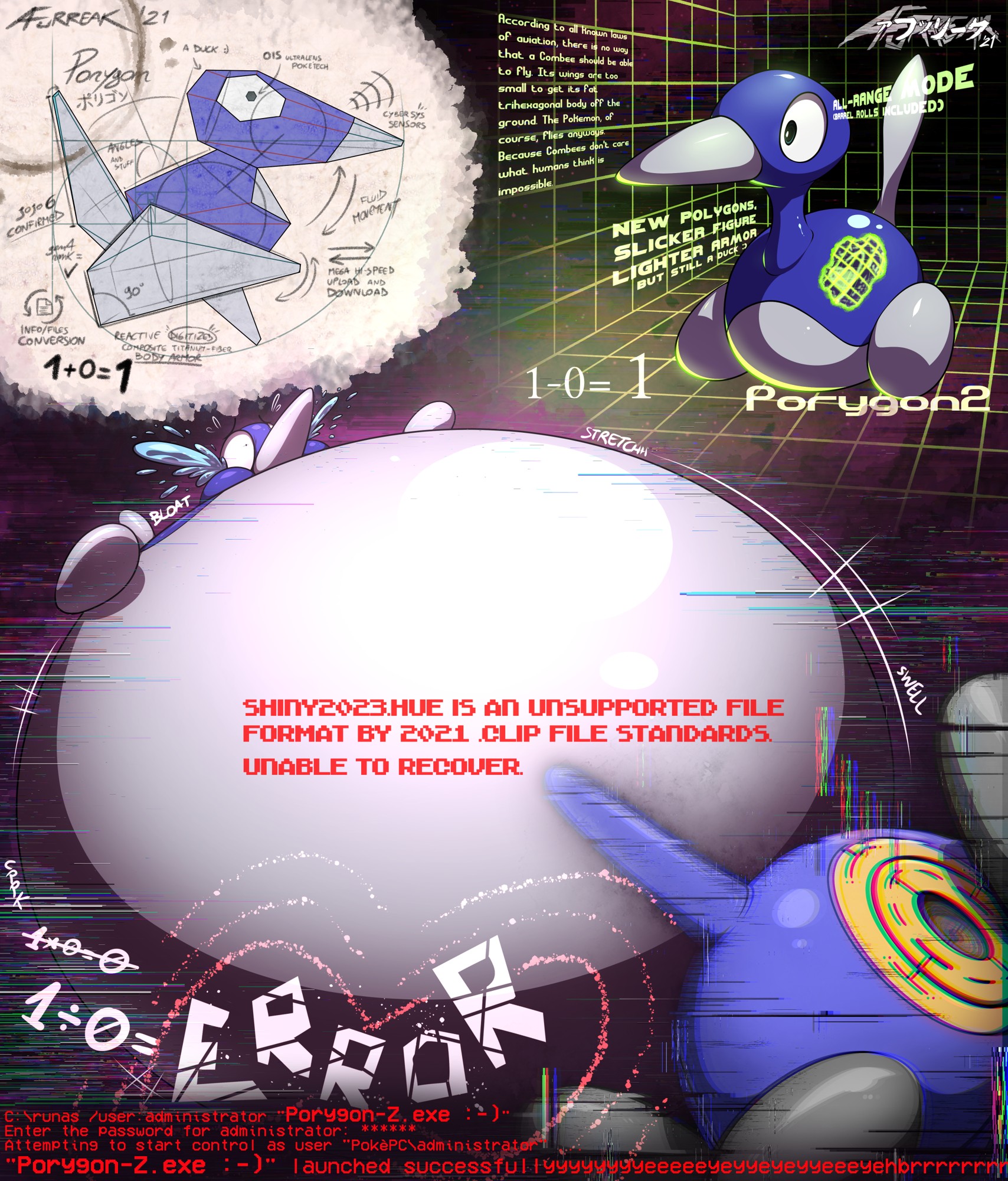 [Patreon] PUBLIC ALT: Basic Math with the Porygonsz - By @afurreak on Itaku