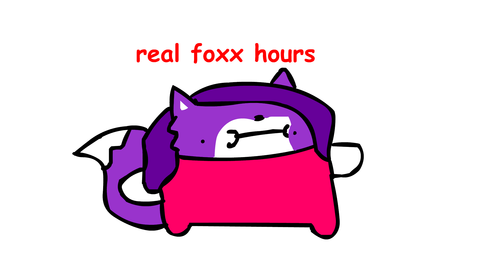 real foxx hours - By @riddleoflightning on Itaku