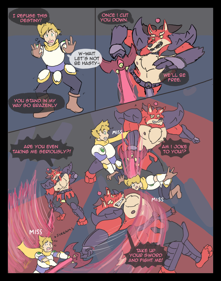 The Final Boss' Dilemma 9 - By @hickeybickeyboo on Itaku