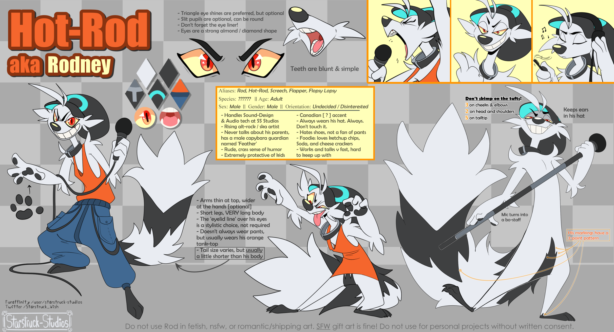 Sorted Rodney Rodney - By @starstruck-studios on Itaku
