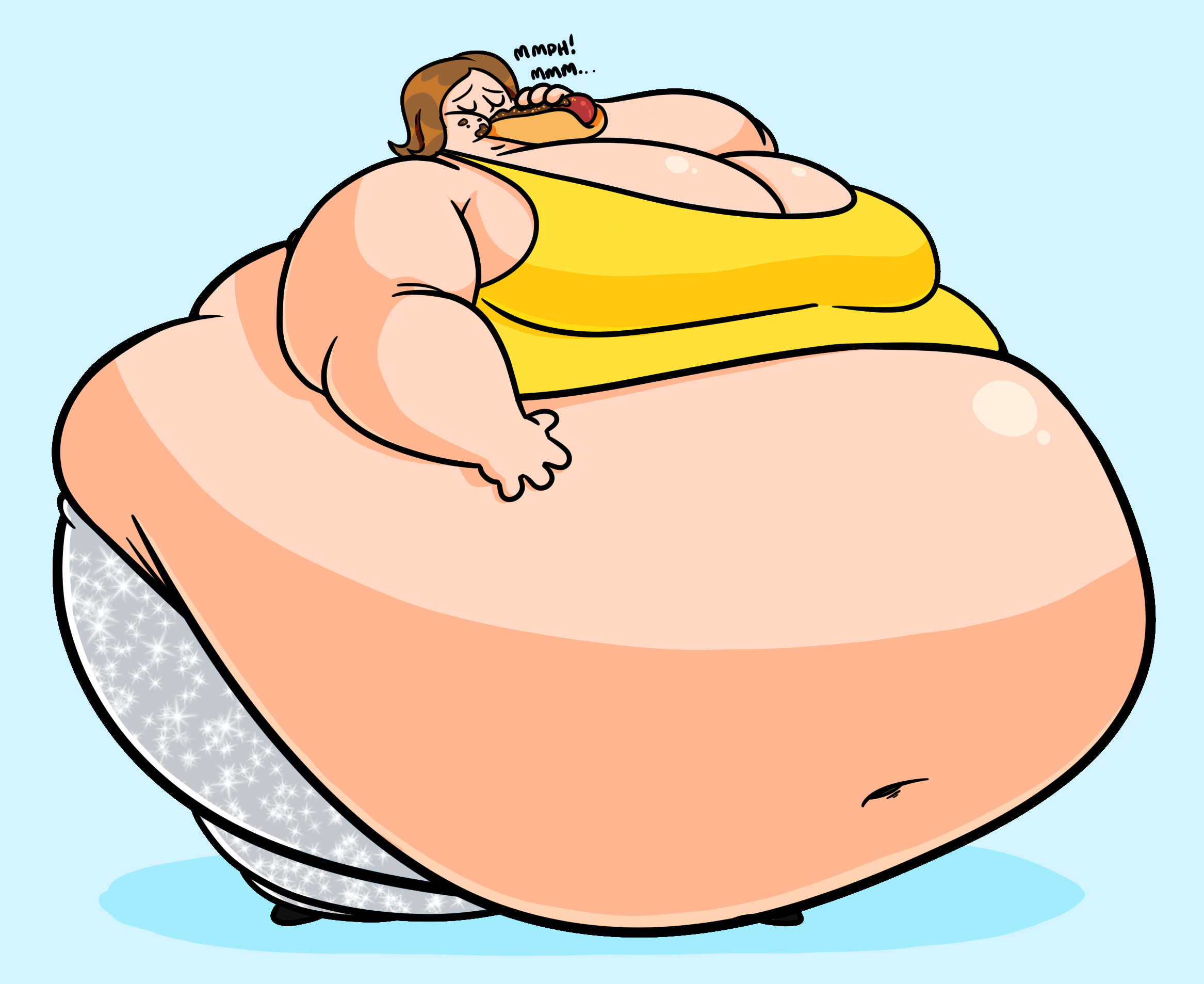 [CM] Big Stuffed Sam - By @solitaryscribbles on Itaku