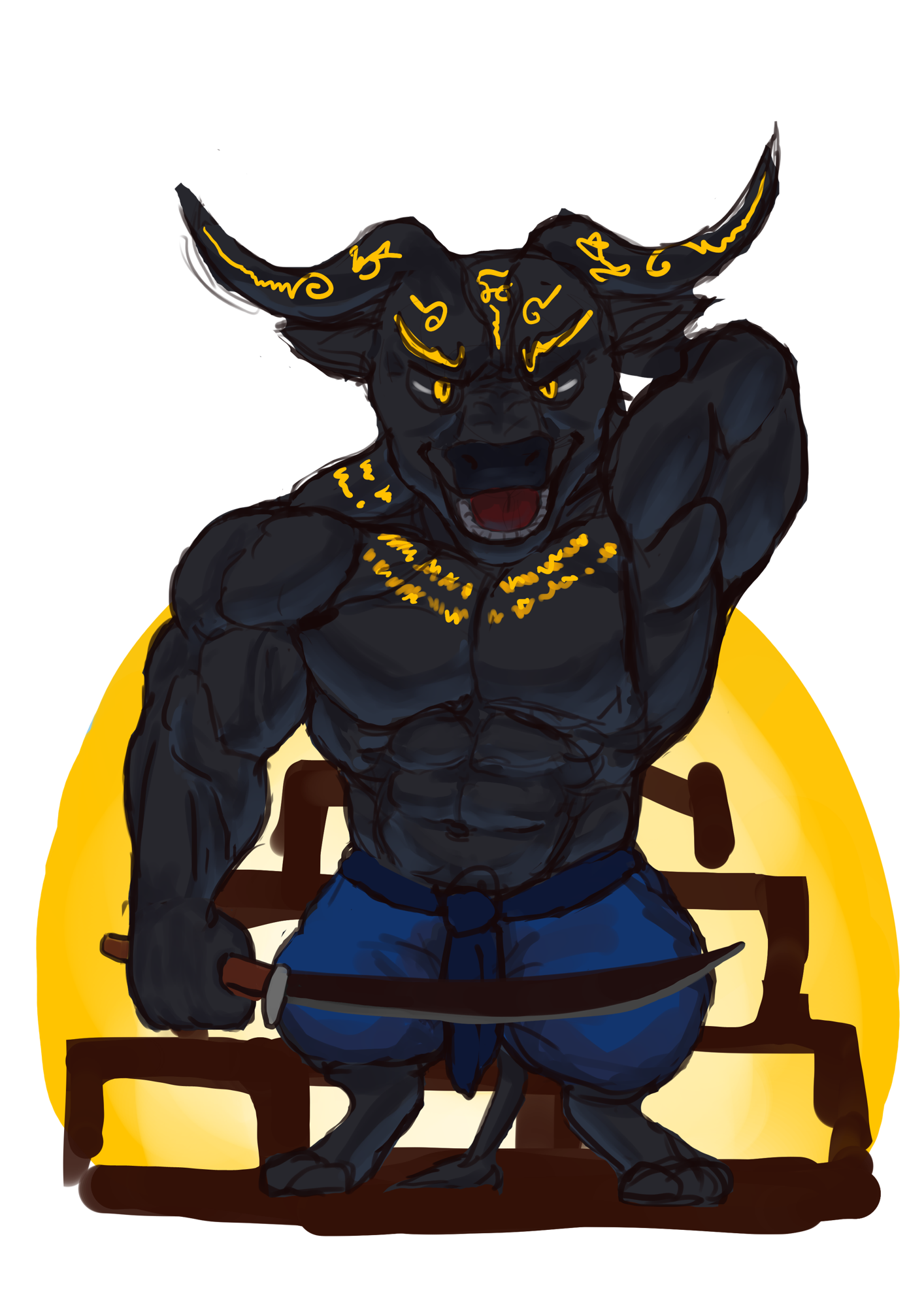 น้องควายธนู - By @blackbill3000 on Itaku