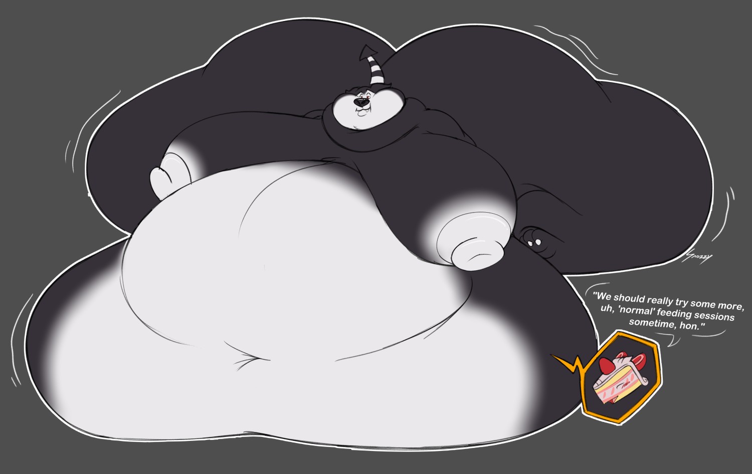 [c] Impressively Obese Impmon - By @snozzy on Itaku