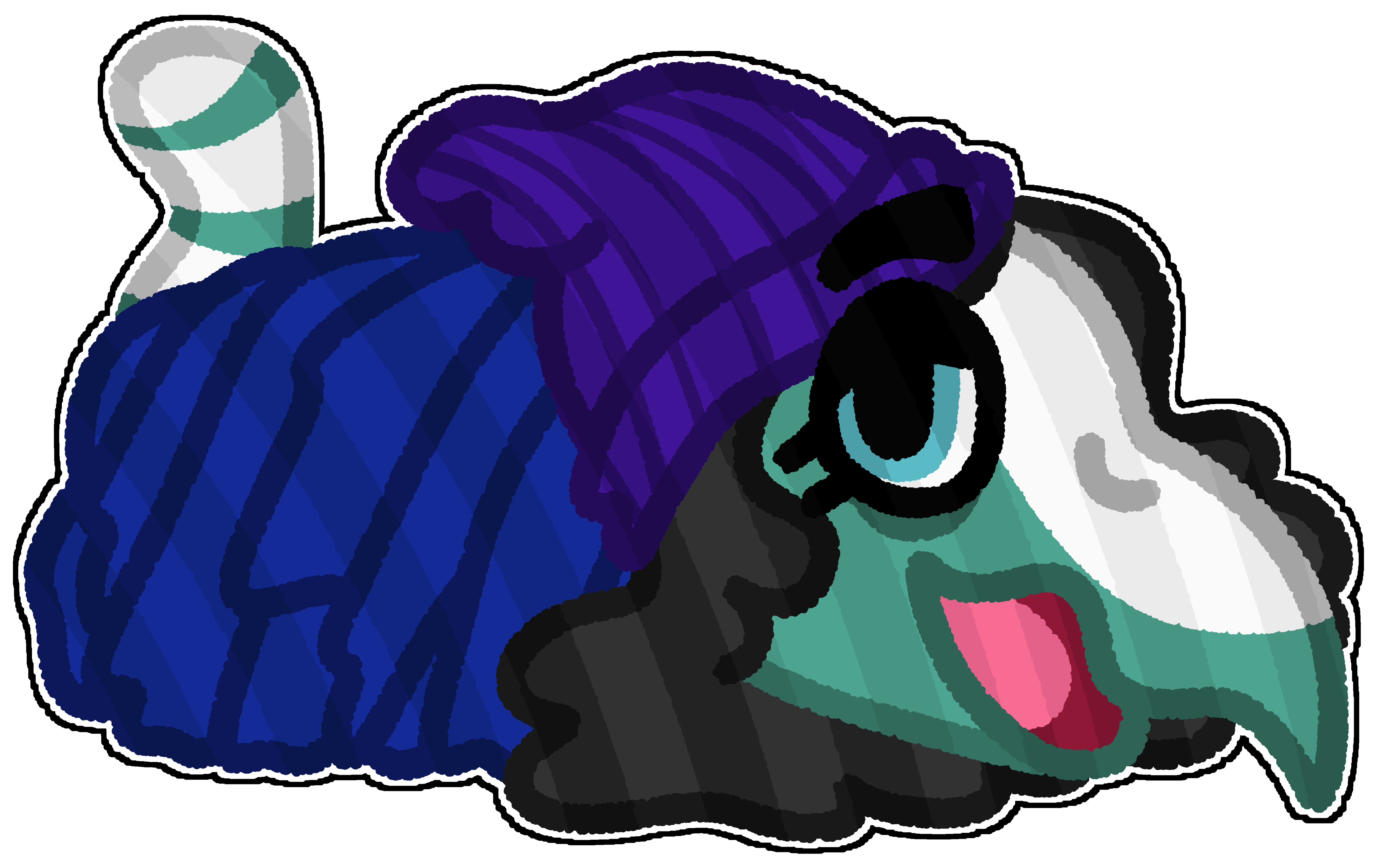 Pain au Chocolat - By @opossumvalley on Itaku