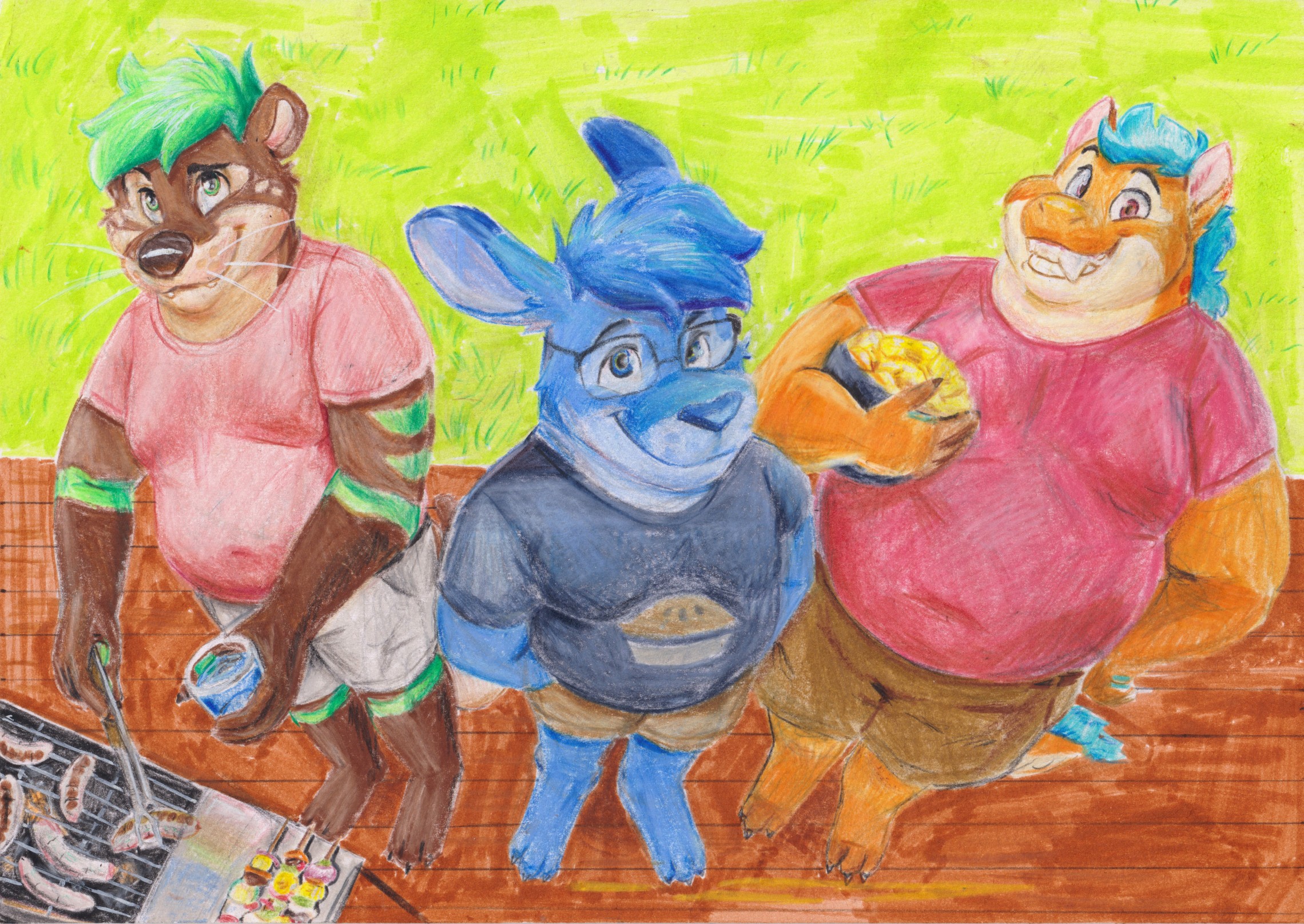 BARBECUE By calentin on Itaku