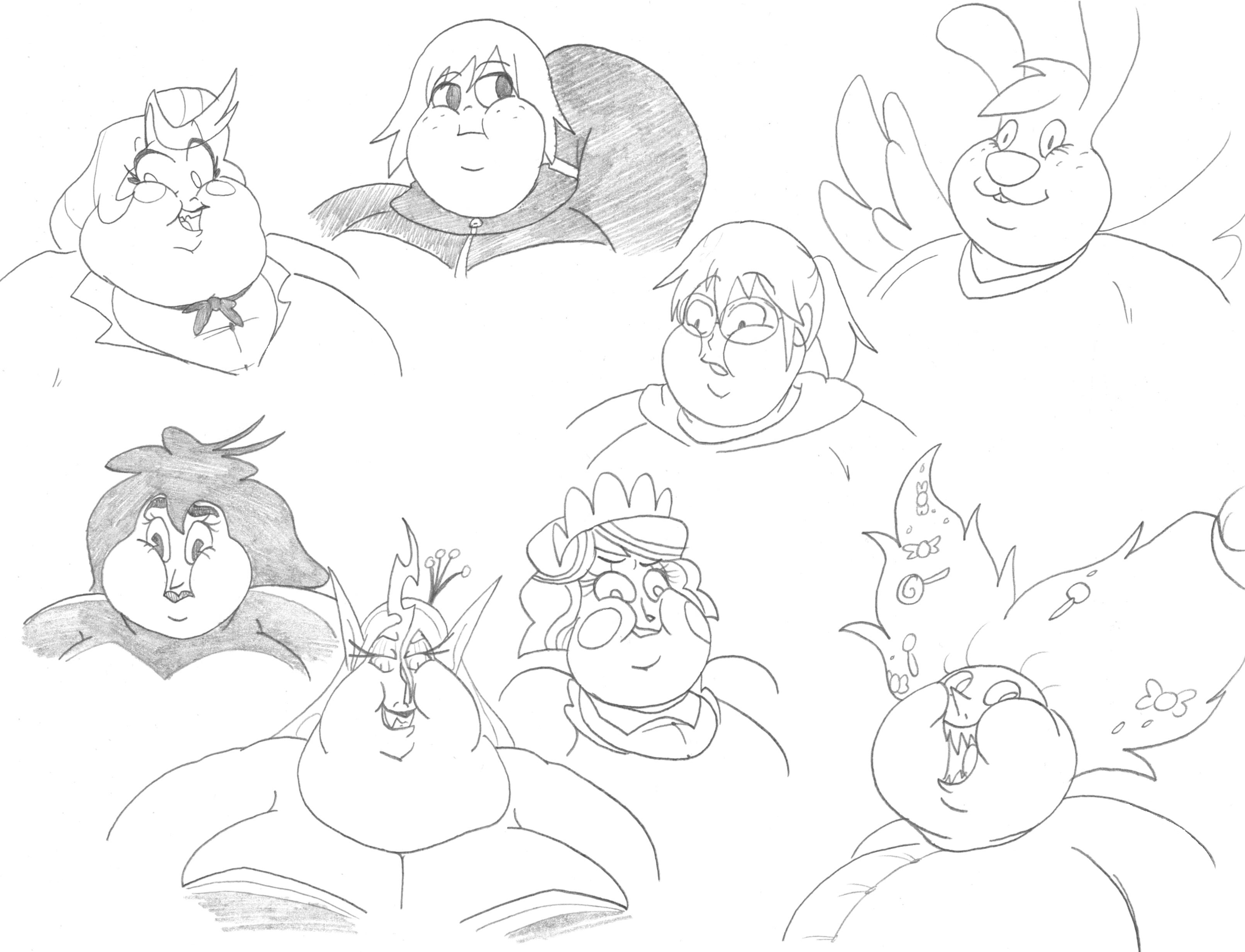 Fat Face Collection By catstuxedo on Itaku