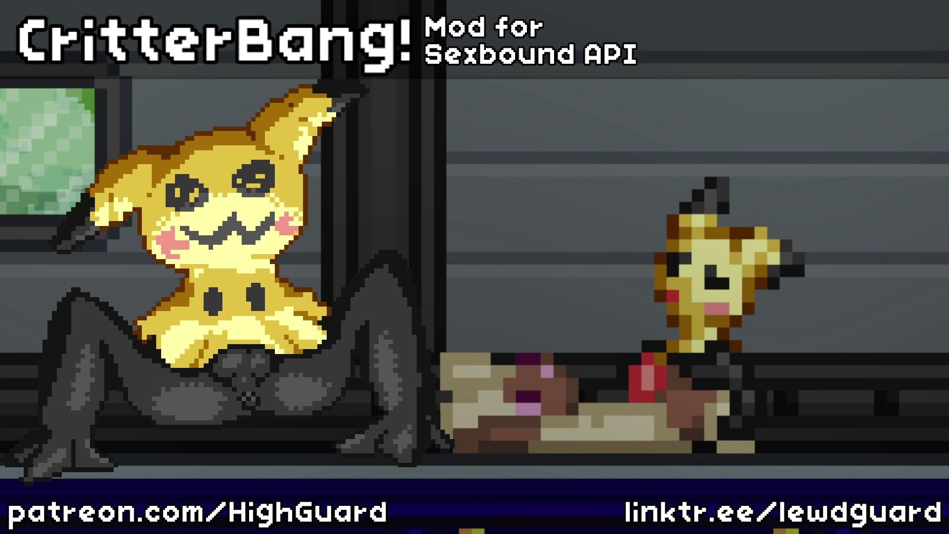 CritterBang! Mimikyu (M) preview - By @lewdguard on Itaku
