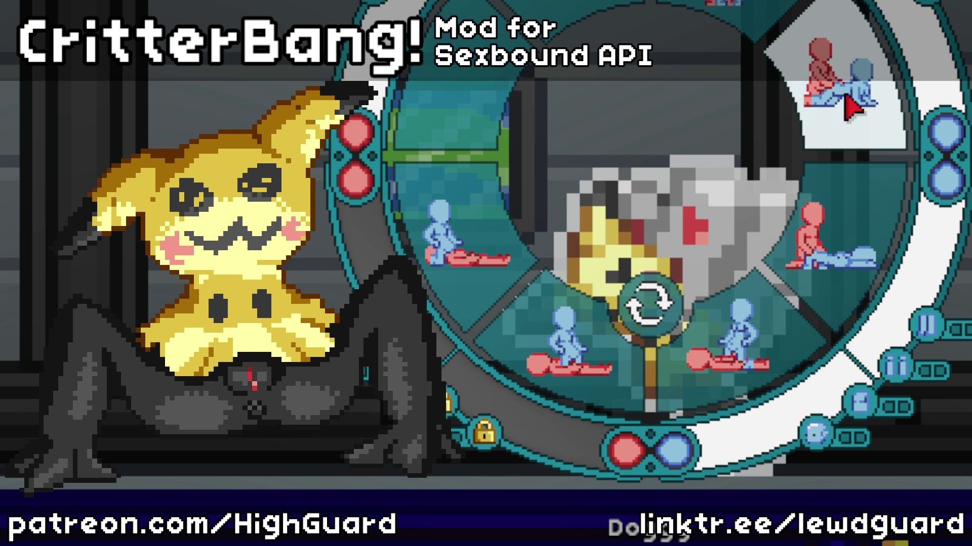 CritterBang! Mimikyu (F) preview - By @lewdguard on Itaku