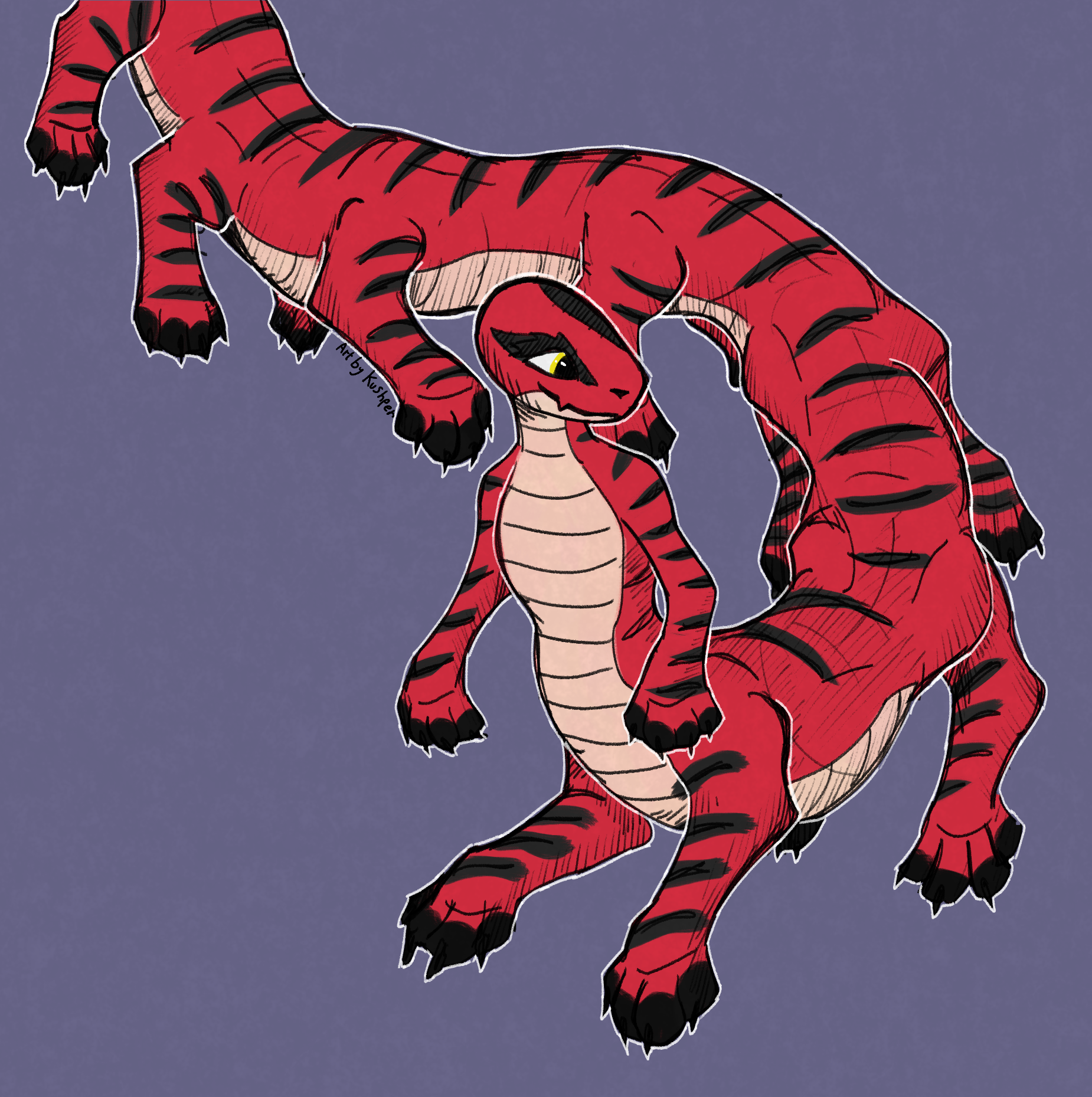 [Kushper] Cyrill Taurtrain! - By @spiralcyr on Itaku