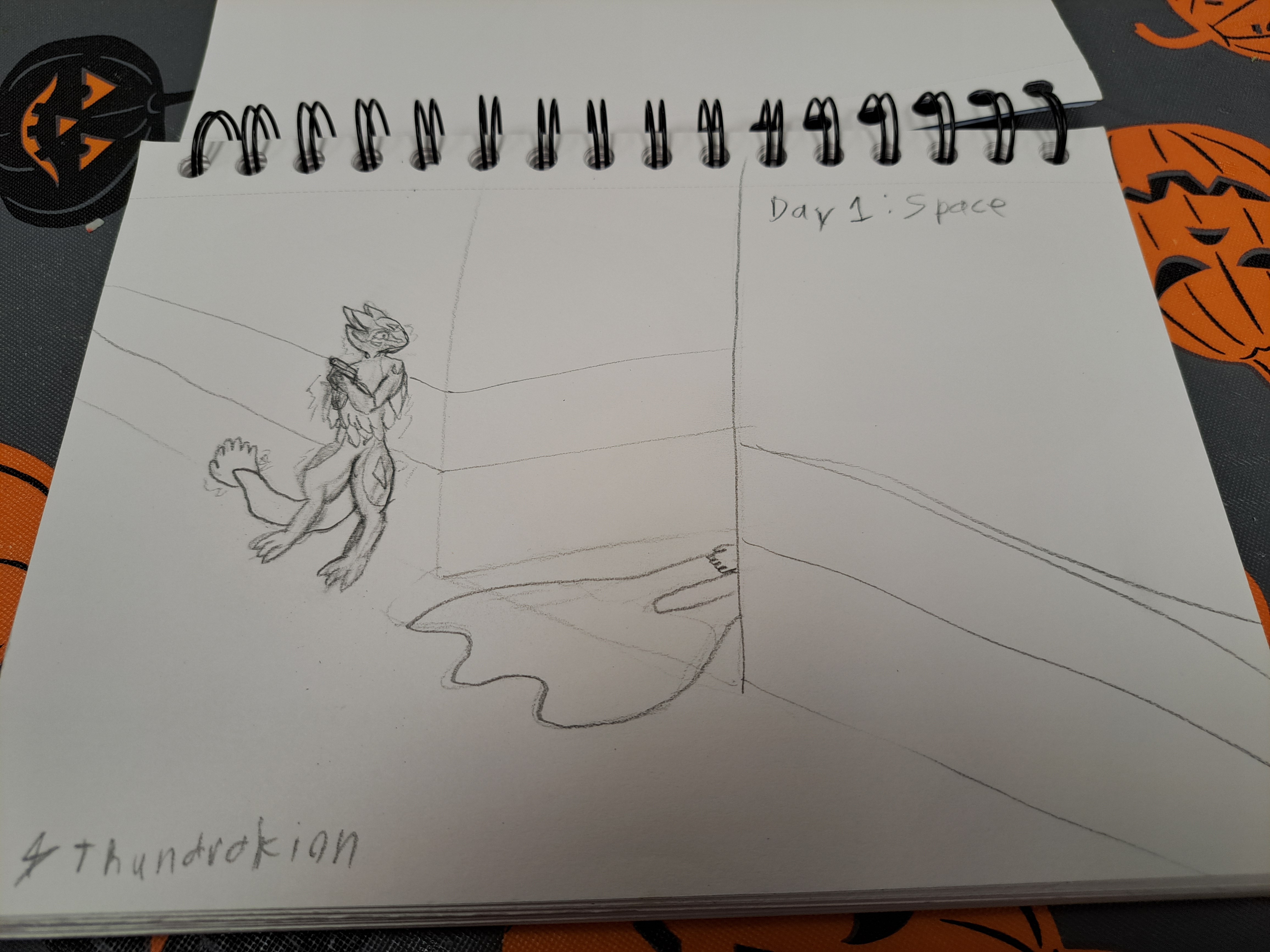 Day 1: Space - By @thundrakion on Itaku