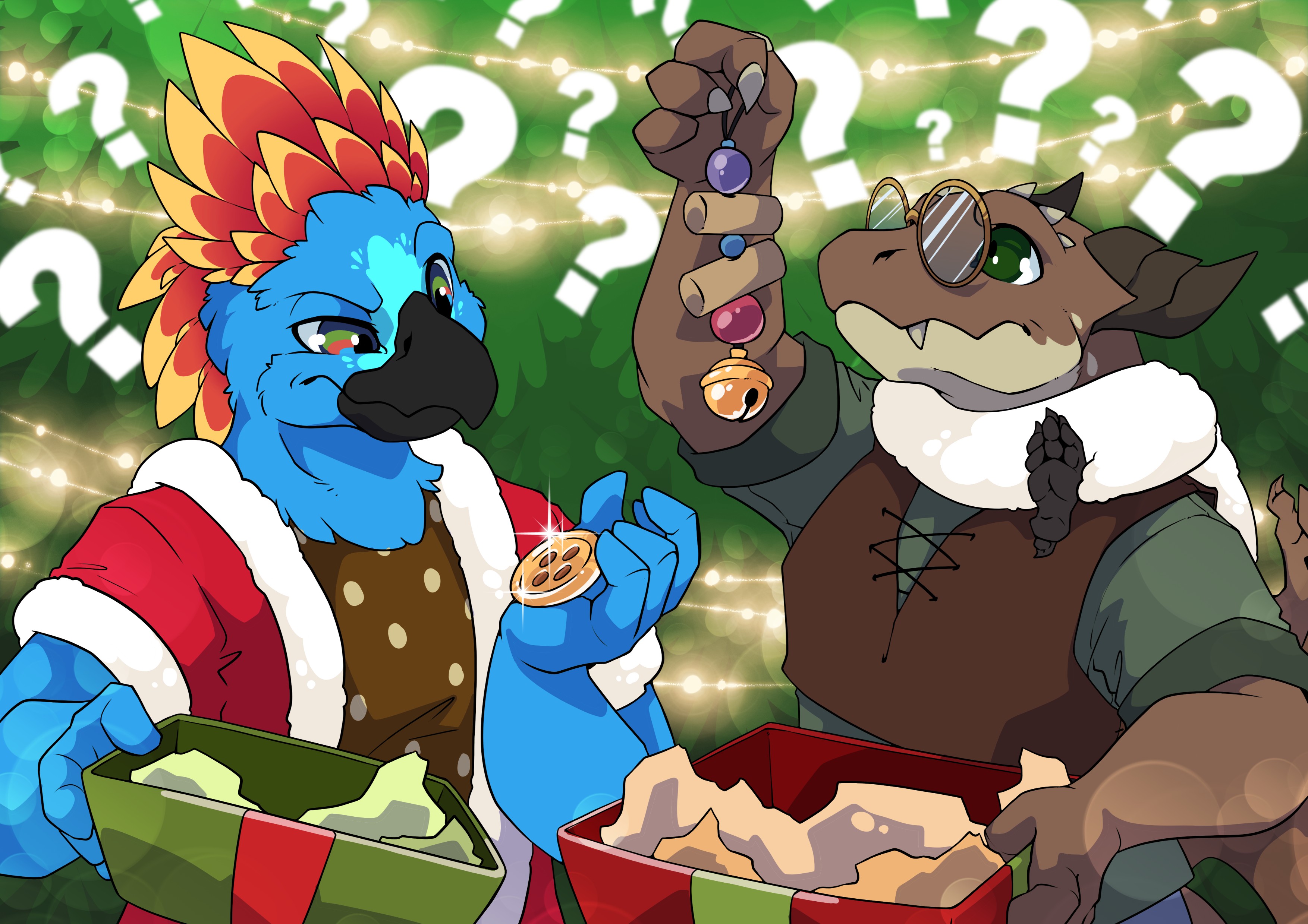 Exchange of Gifts - By @gyro on Itaku